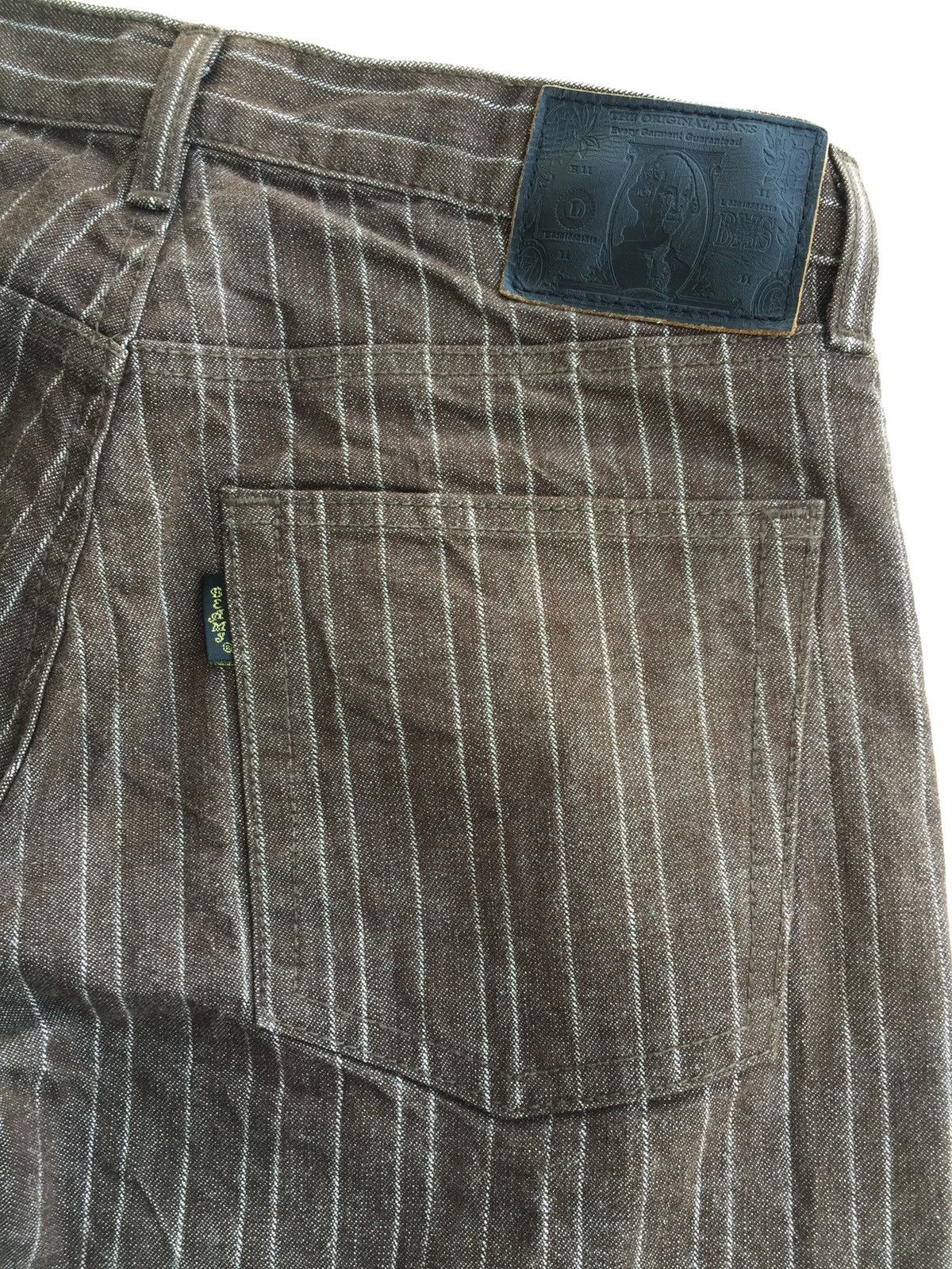 Beams Plus × If Six Was Nine × Tornado Mart Baggy Jeans Beams Herringbones Pinstripes Wabash Size US 31 - 9 Thumbnail