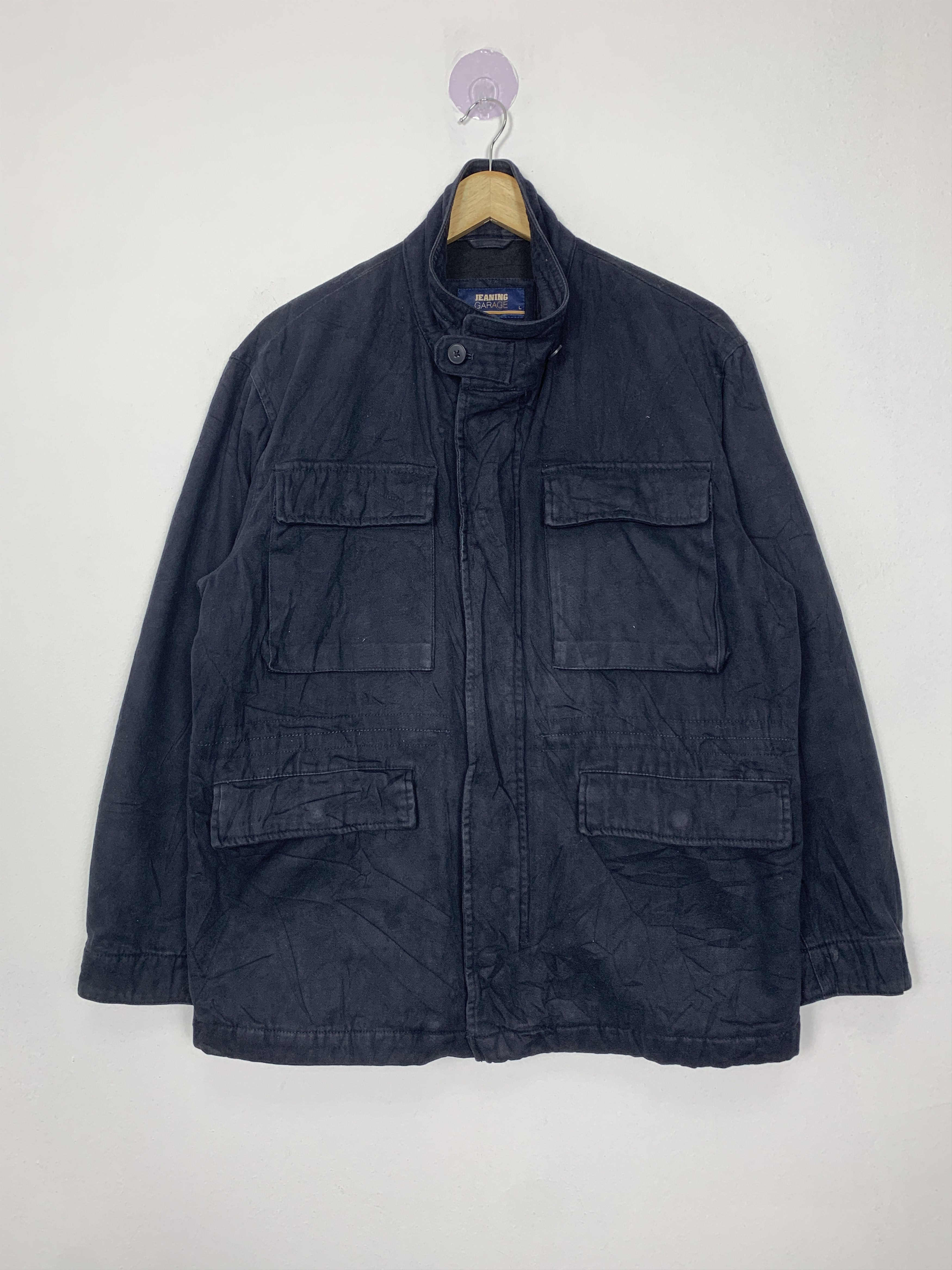 Japanese Brand Vintage Jeaning Garage Multi Pocket Zip Jacket J1113 Size US S / EU 44-46 / 1 - 1 Thumbnail