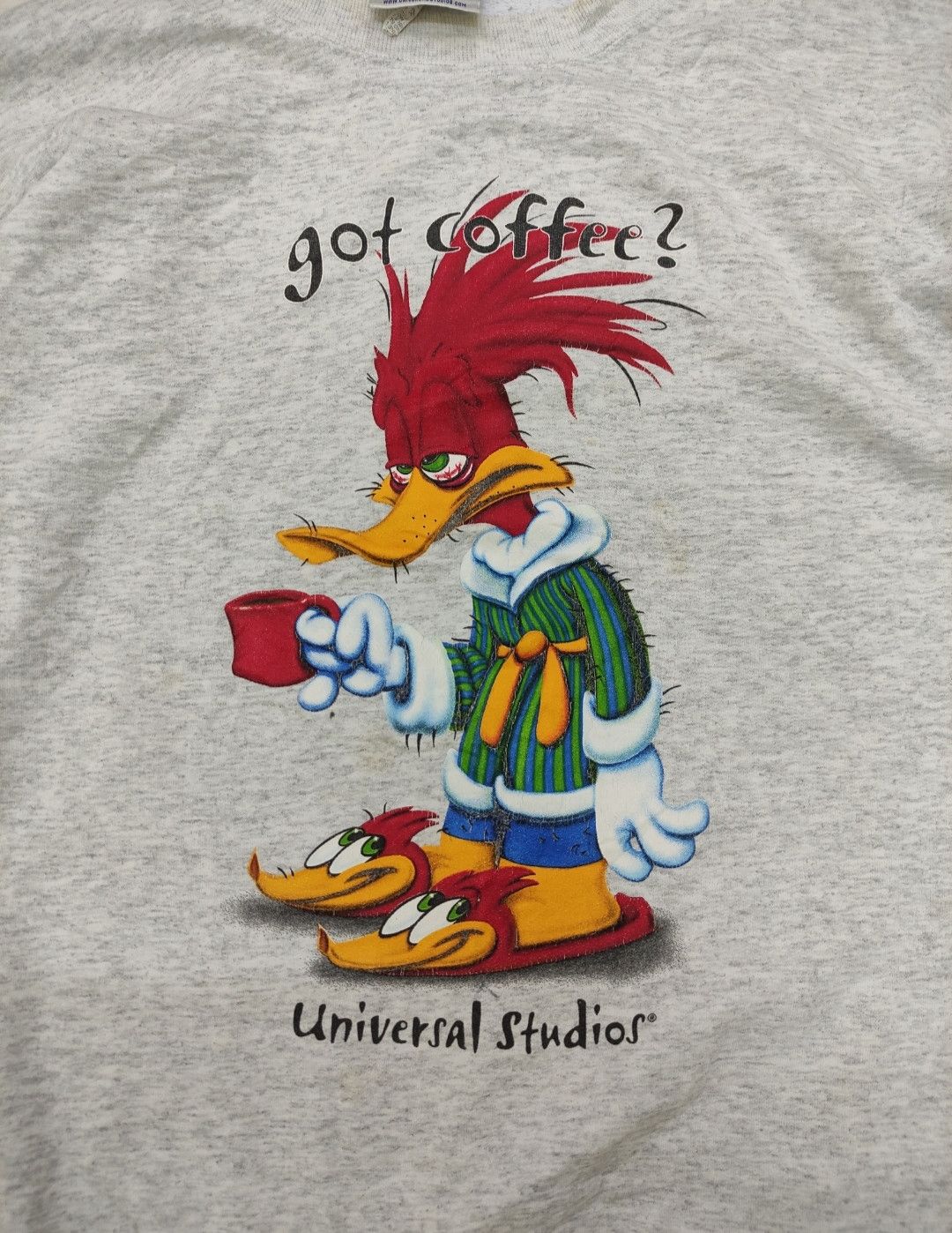 Cartoon Network × Universal Studios × Vintage Vintage 90's Woodie Woodpecker Universal Studio Sweatshirt Size US L / EU 52-54 / 3 - 7 Thumbnail