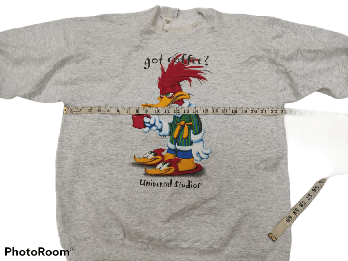 Cartoon Network × Universal Studios × Vintage Vintage 90's Woodie Woodpecker Universal Studio Sweatshirt Size US L / EU 52-54 / 3 - 5 Thumbnail