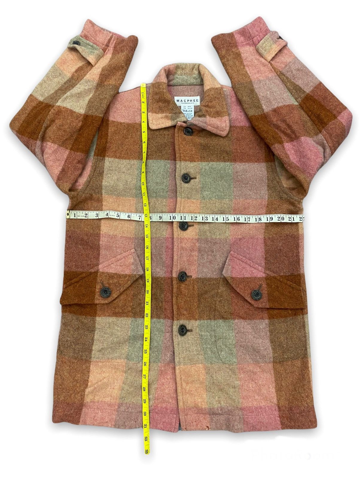 Flannel × Japanese Brand × Tomorrowland Vintage Tomorrowland Macphee Wool Flannel Made In Japan Size US M / EU 48-50 / 2 - 10 Thumbnail