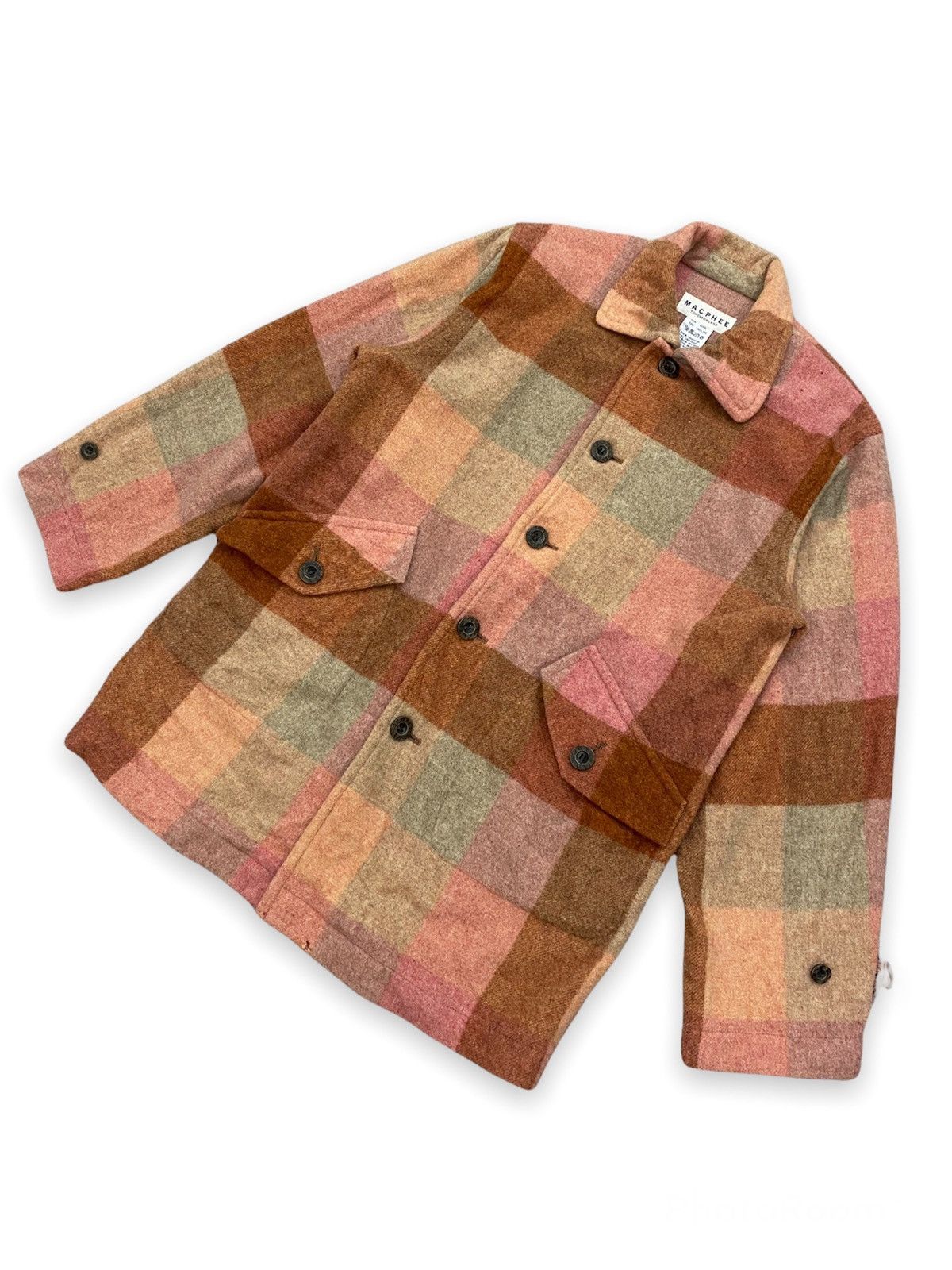 Flannel × Japanese Brand × Tomorrowland Vintage Tomorrowland Macphee Wool Flannel Made In Japan Size US M / EU 48-50 / 2 - 3 Thumbnail