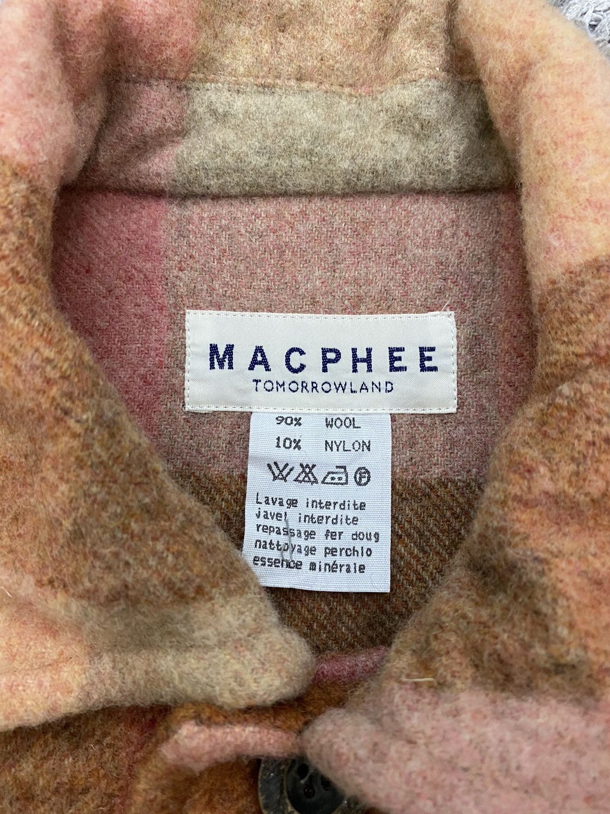 Flannel × Japanese Brand × Tomorrowland Vintage Tomorrowland Macphee Wool Flannel Made In Japan Size US M / EU 48-50 / 2 - 5 Thumbnail