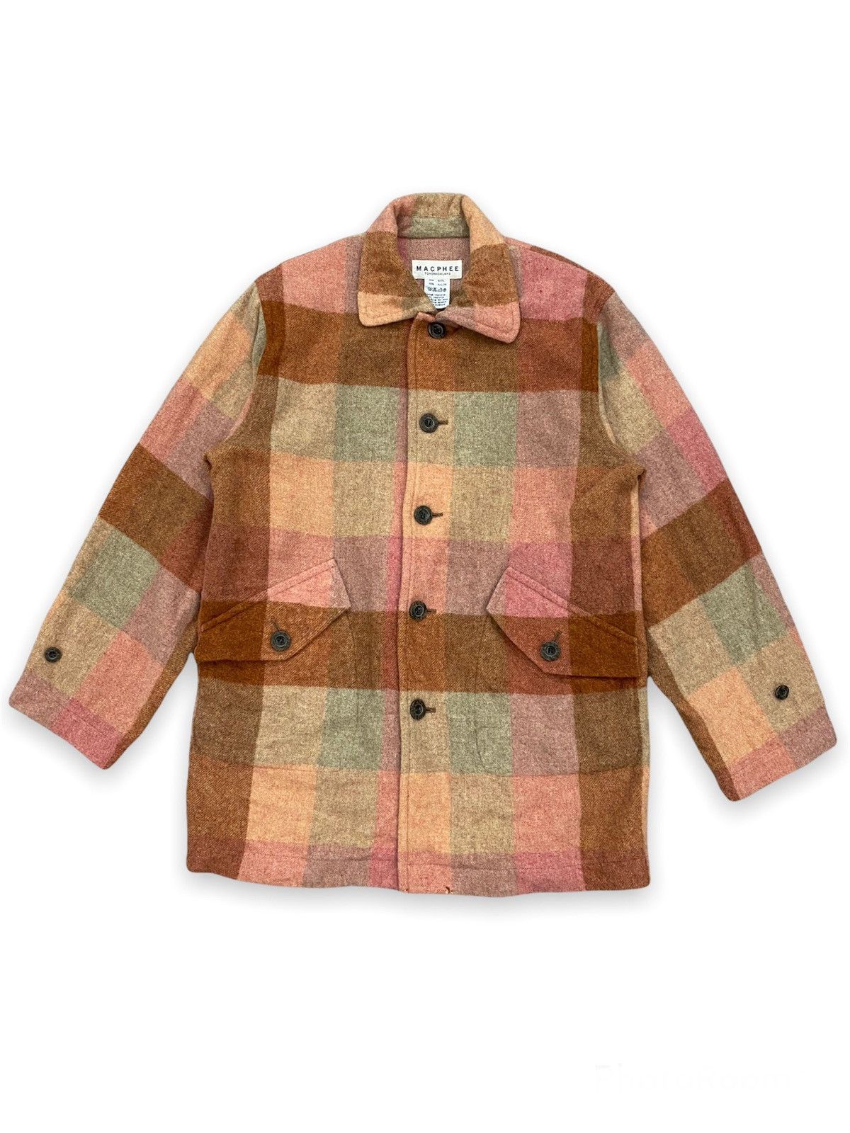 Flannel × Japanese Brand × Tomorrowland Vintage Tomorrowland Macphee Wool Flannel Made In Japan Size US M / EU 48-50 / 2 - 1 Thumbnail
