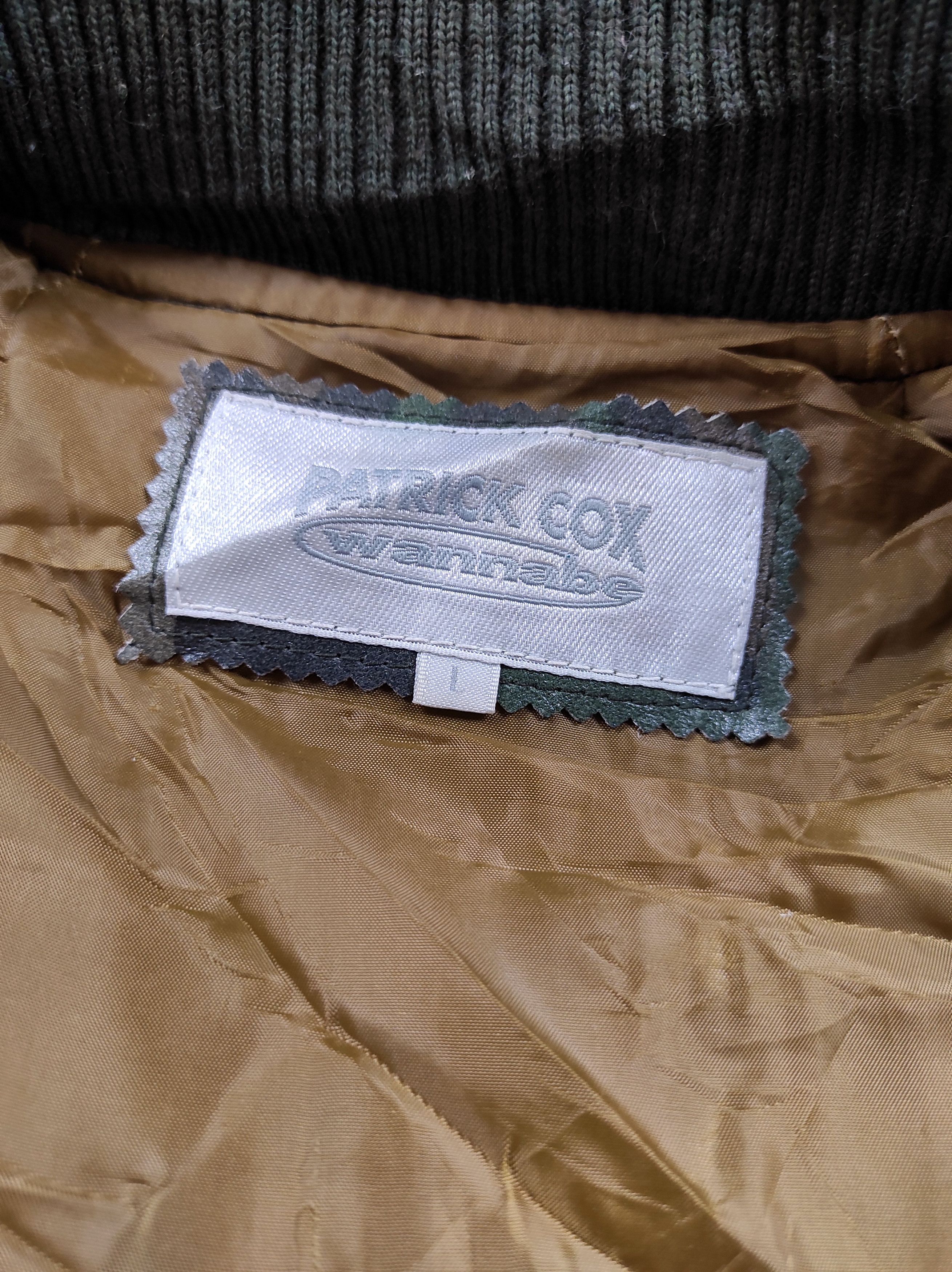 Japanese Brand Rare patriccox Wanabe Bomber Jacket Camo Genuine Leather Size US S / EU 44-46 / 1 - 7 Thumbnail