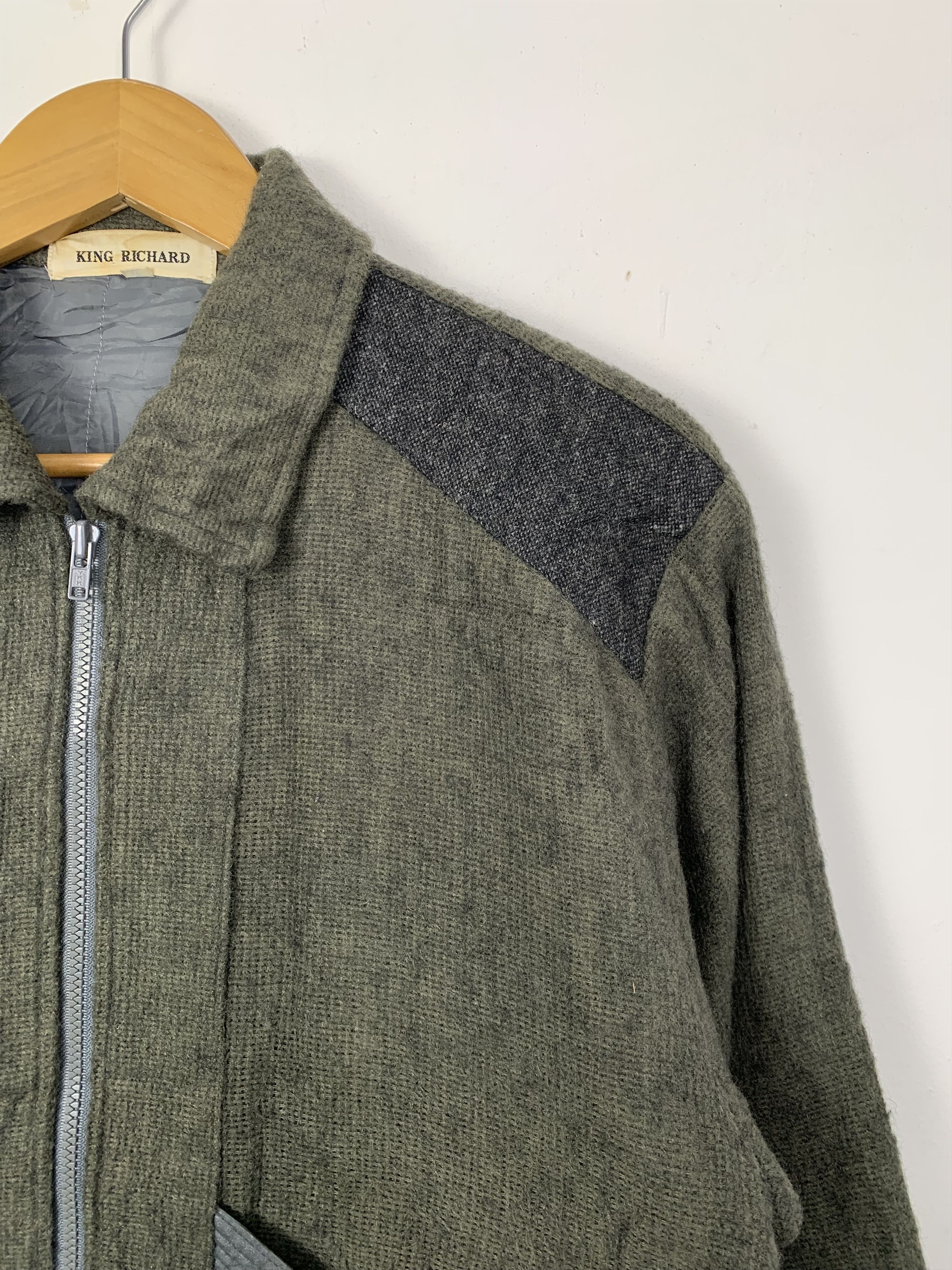 Japanese Brand Vintage KING RICHARD Bomber Style Jackets Wool J0669 Size US S / EU 44-46 / 1 - 4 Thumbnail