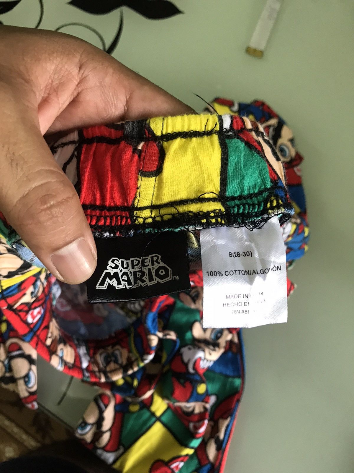 Nintendo Rare❗️Super Mario Full Printed Pants Like Levis Size US 32 / EU 48 - 15 Thumbnail