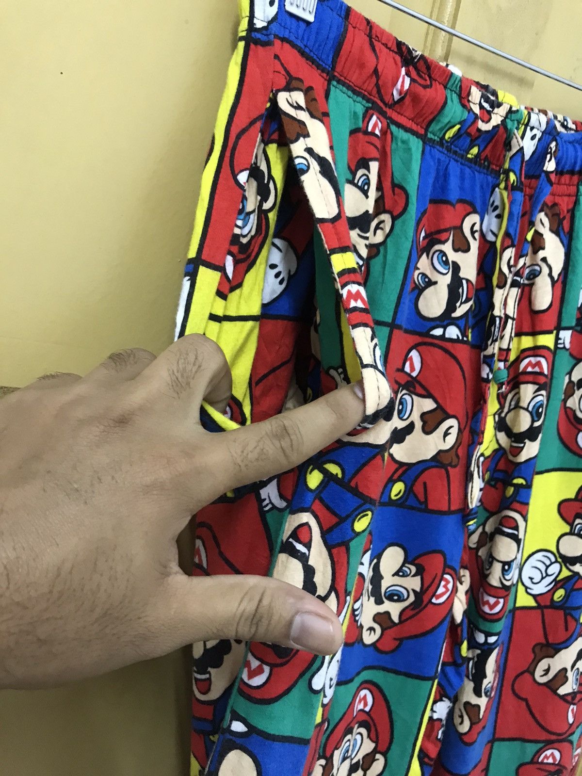 Nintendo Rare❗️Super Mario Full Printed Pants Like Levis Size US 32 / EU 48 - 8 Thumbnail