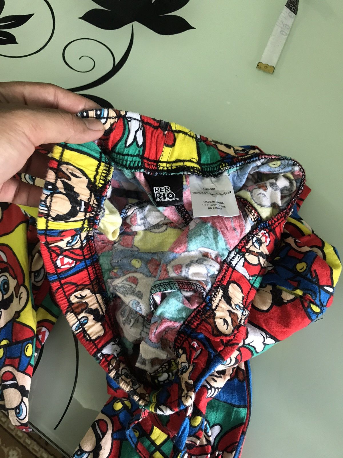 Nintendo Rare❗️Super Mario Full Printed Pants Like Levis Size US 32 / EU 48 - 17 Thumbnail