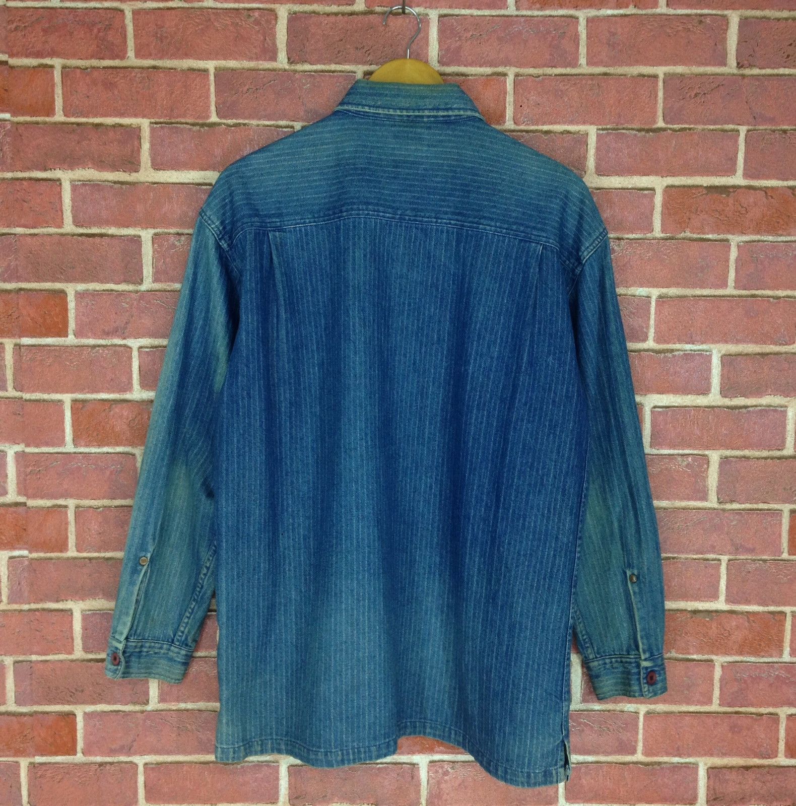 Indigo Vintage Denime Jacket Workwear WIT FORD Indigo Jacket Size US M / EU 48-50 / 2 - 2 Thumbnail