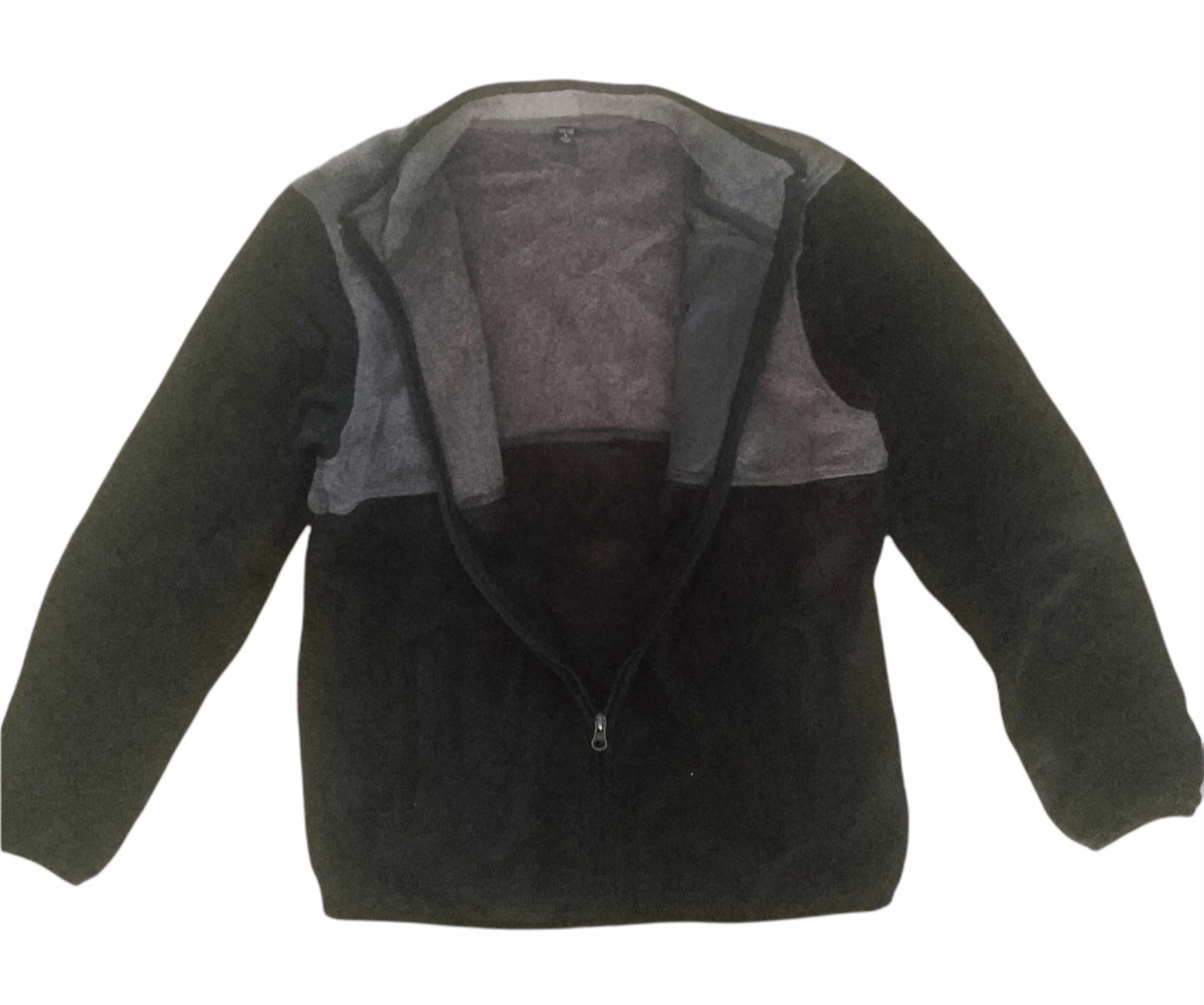 Japanese Brand 🔥Two Tone Uniqlo Zipper Fleece Jacket Size US M / EU 48-50 / 2 - 5 Thumbnail