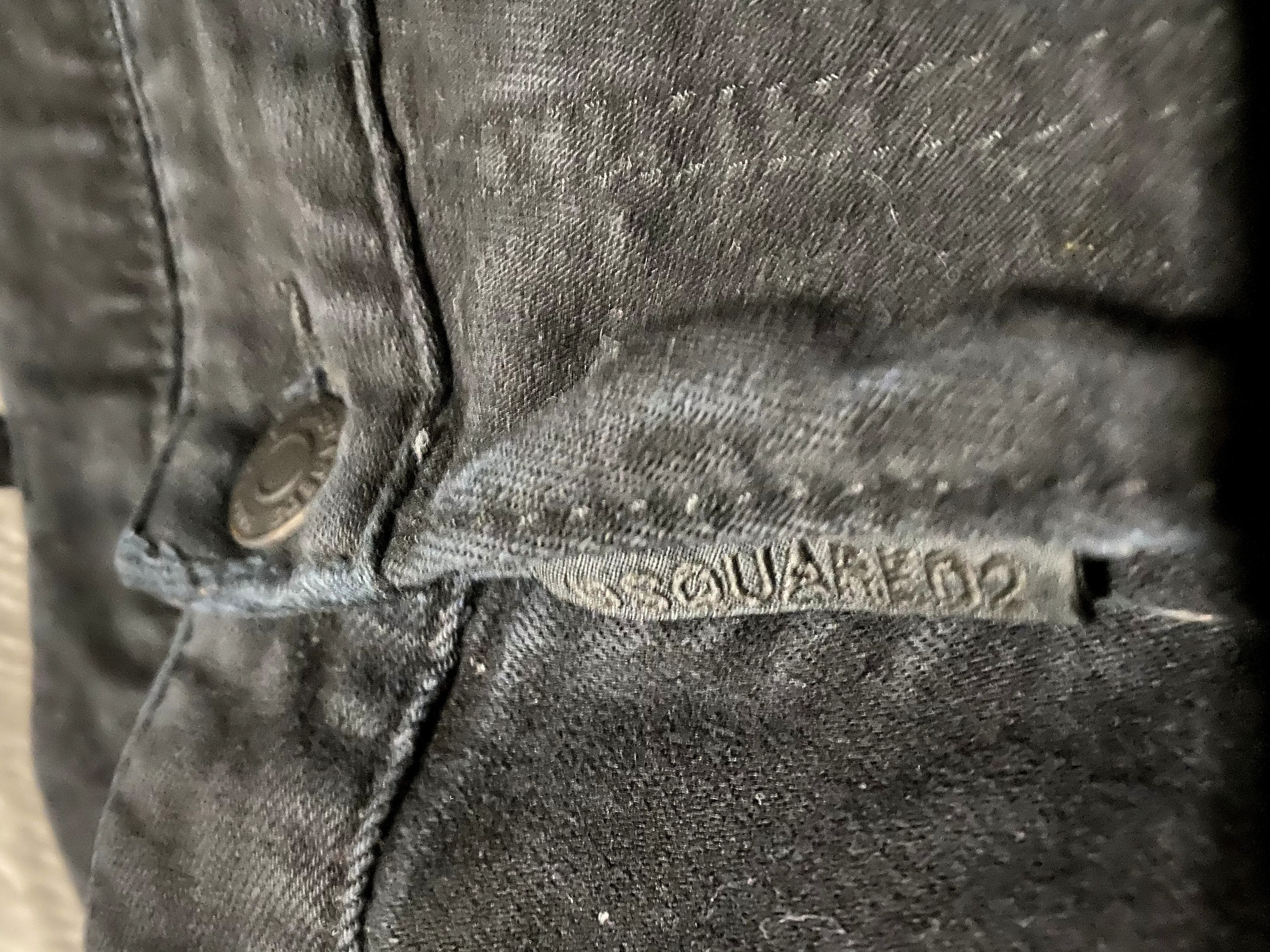 Dsquared2 Dsquared2 Black Slim Fit Stretch Spotted Jeans Denim Size US 36 / EU 52 - 7 Thumbnail