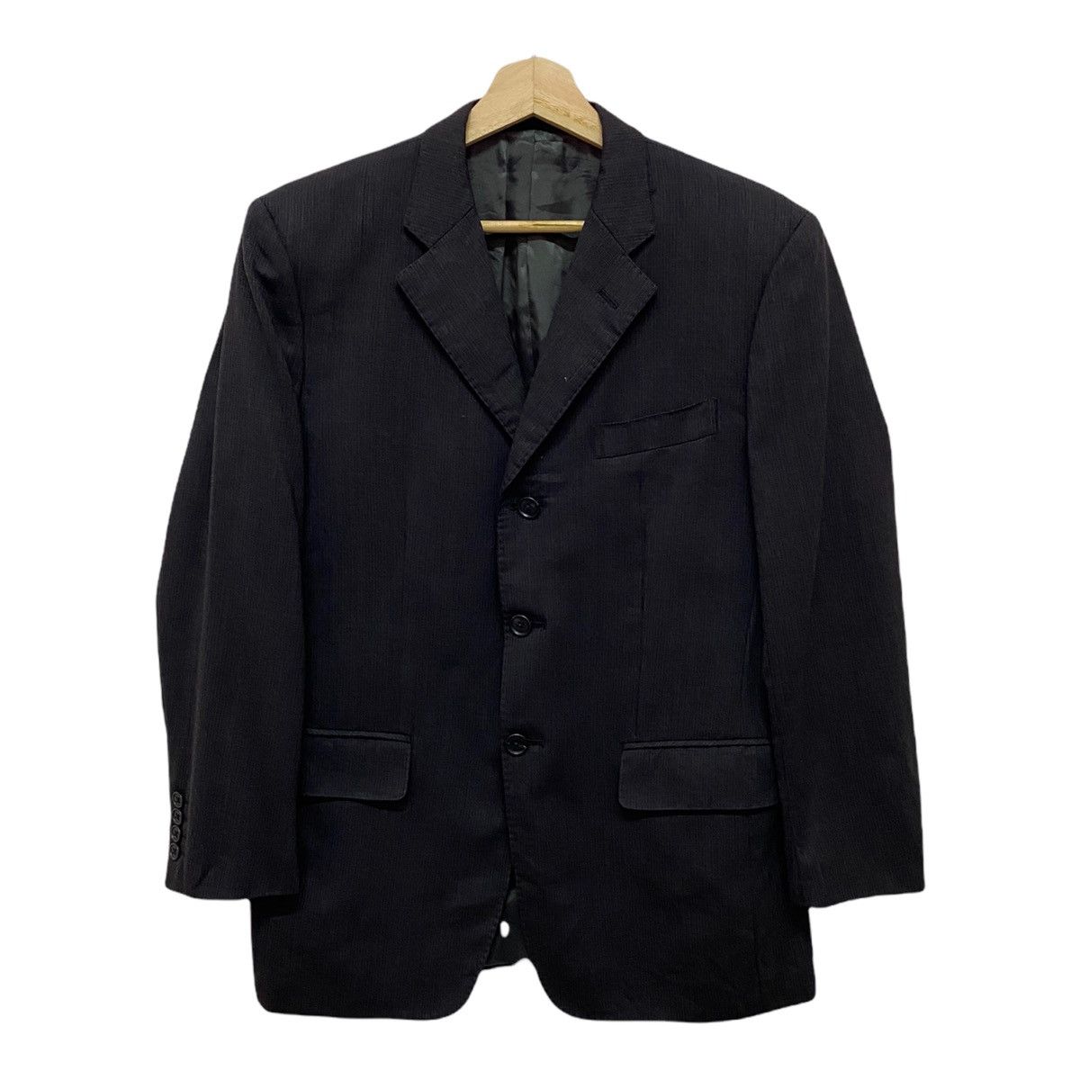Designer × Vintage VINTAGE DESIGNER LUXURIOUS BLAZER COAT BLACK Size US S / EU 44-46 / 1 - 4 Thumbnail