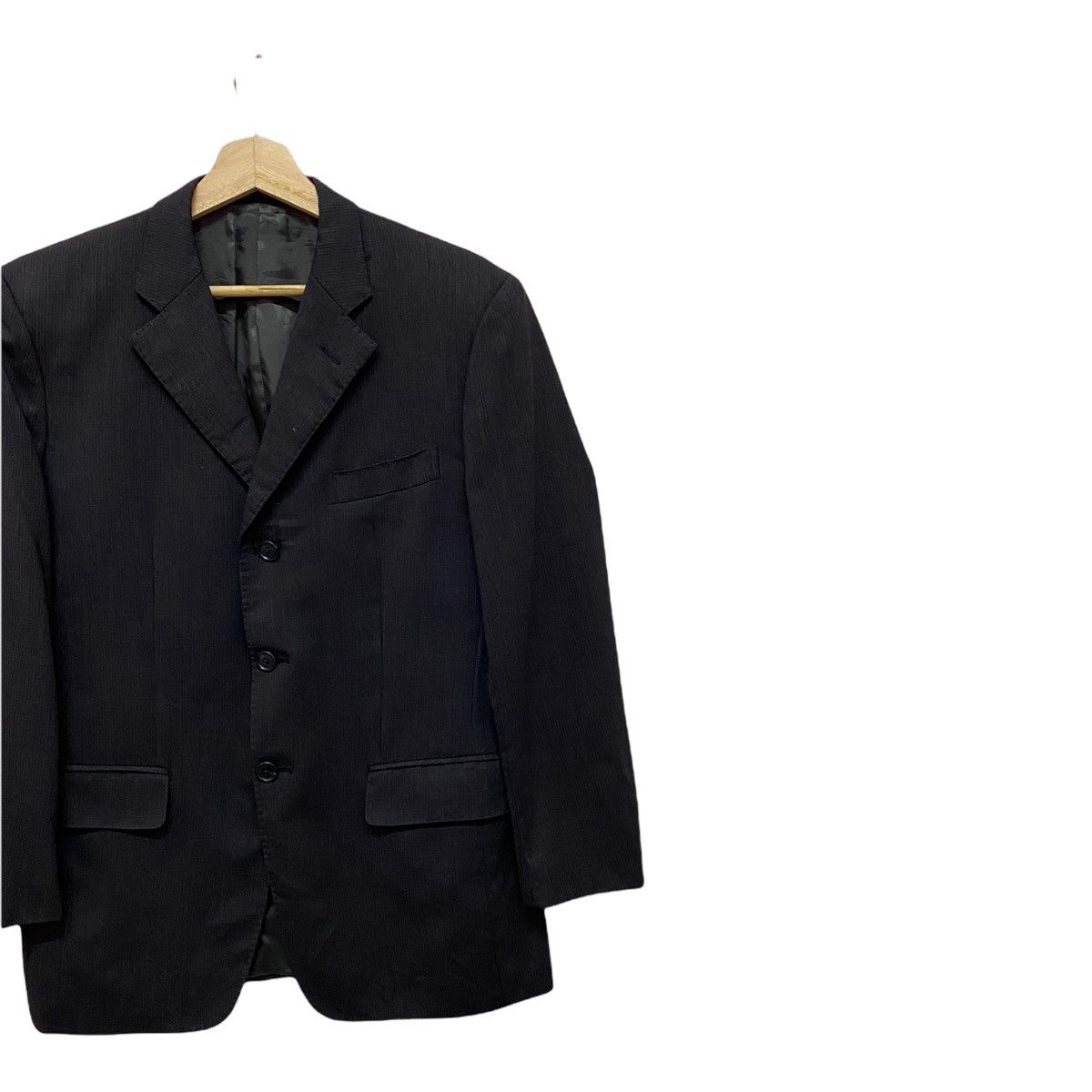 Designer × Vintage VINTAGE DESIGNER LUXURIOUS BLAZER COAT BLACK Size US S / EU 44-46 / 1 - 6 Thumbnail