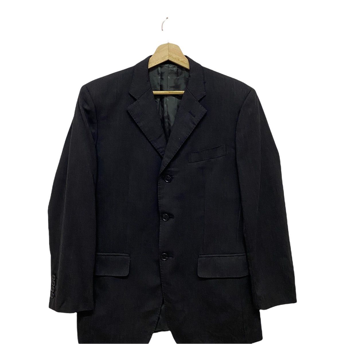 Designer × Vintage VINTAGE DESIGNER LUXURIOUS BLAZER COAT BLACK Size US S / EU 44-46 / 1 - 5 Thumbnail