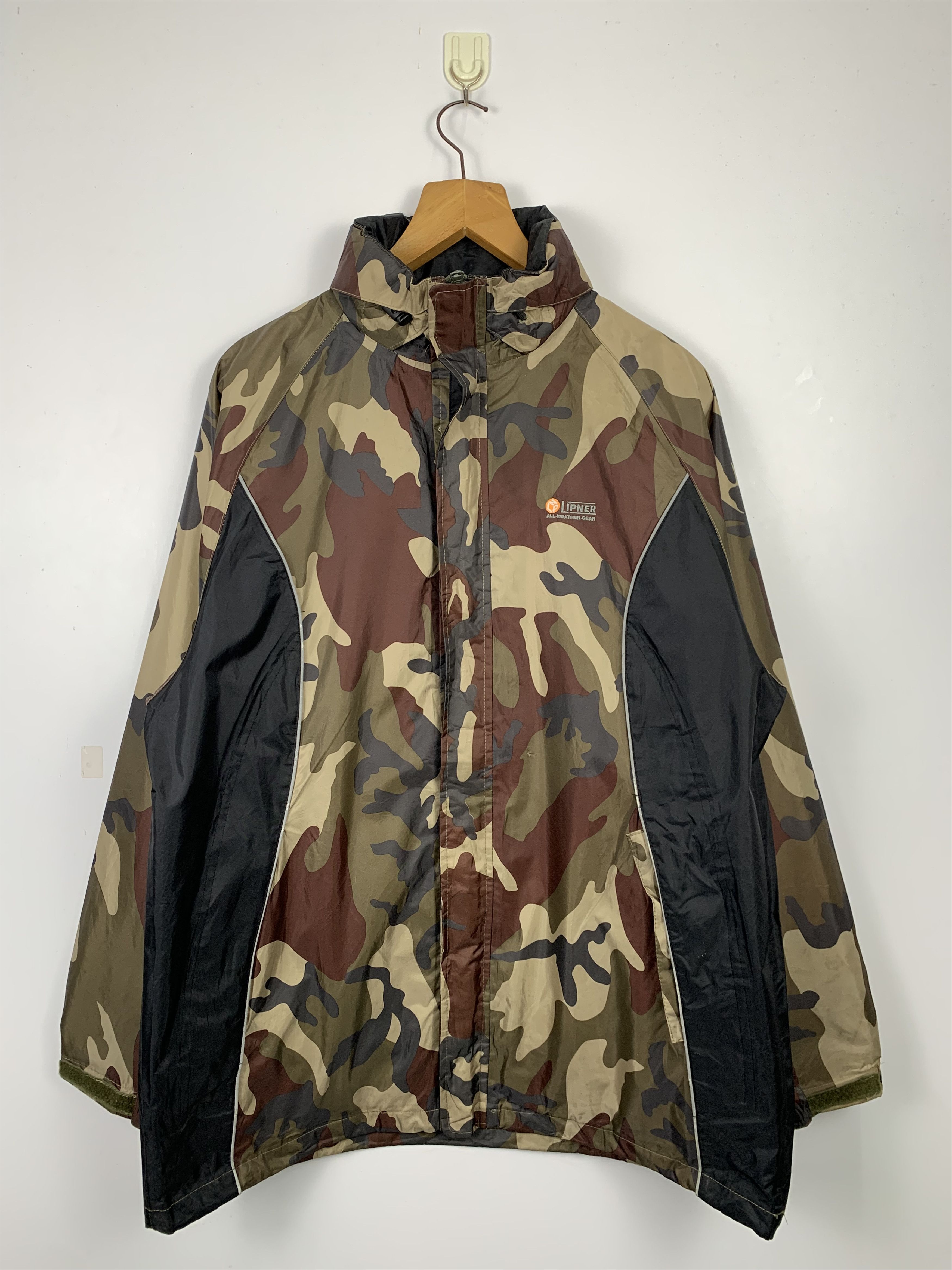 Japanese Brand Vintage Lipner Camouflage Military Zip Up Jacket J0531 Size US M / EU 48-50 / 2 - 1 Thumbnail