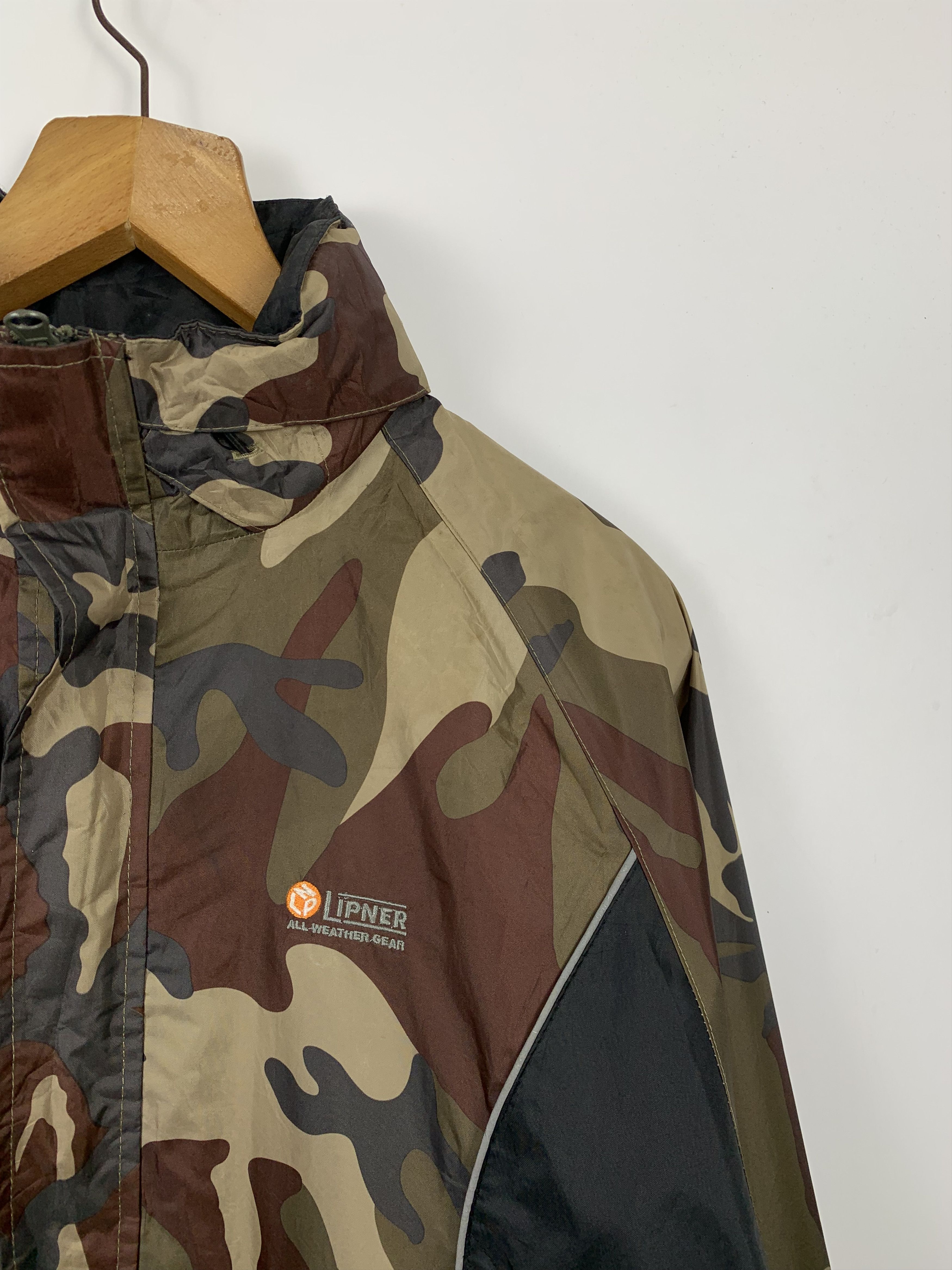 Japanese Brand Vintage Lipner Camouflage Military Zip Up Jacket J0531 Size US M / EU 48-50 / 2 - 4 Thumbnail