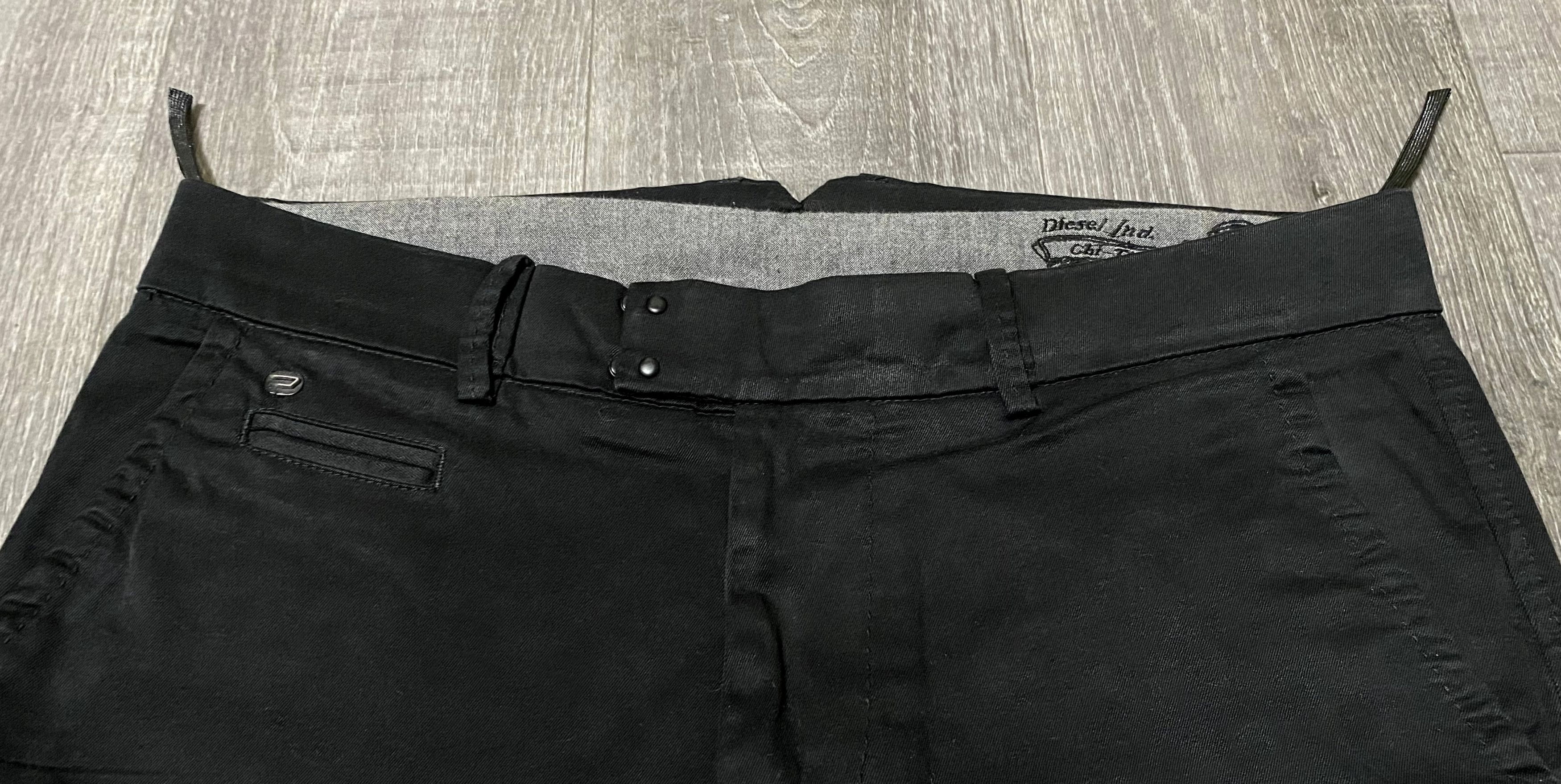 Diesel Black Diesel Industries Chi-Tight-E Slim Fit Pants Trousers Size US 30 / EU 46 - 8 Thumbnail