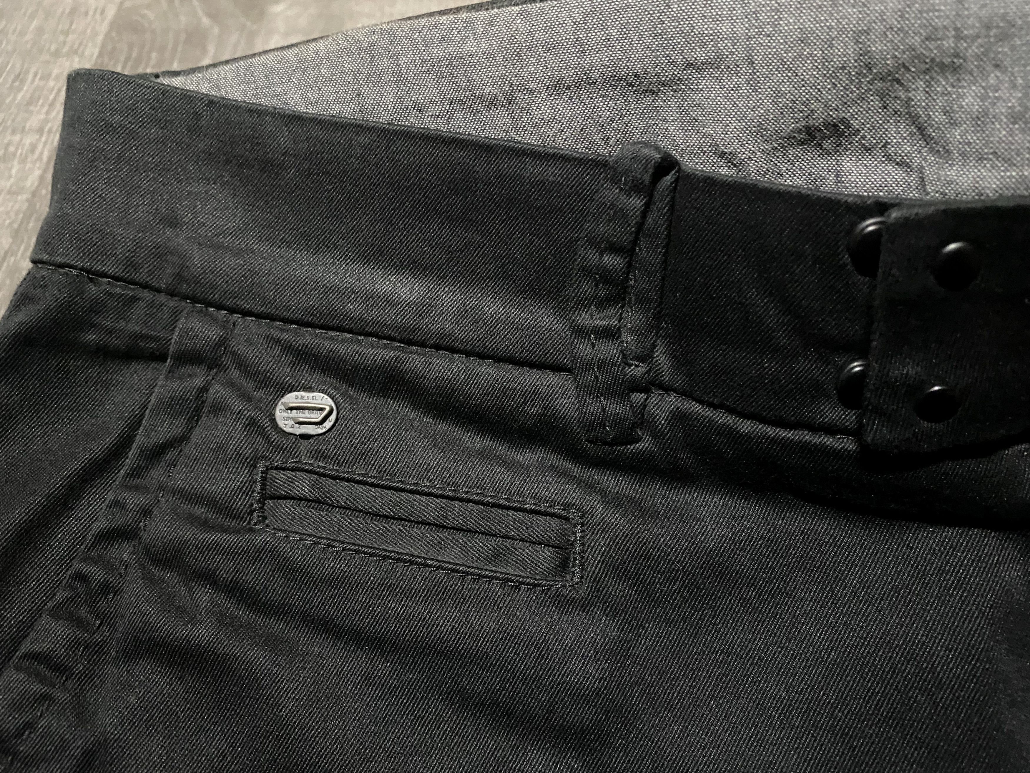 Diesel Black Diesel Industries Chi-Tight-E Slim Fit Pants Trousers Size US 30 / EU 46 - 9 Thumbnail