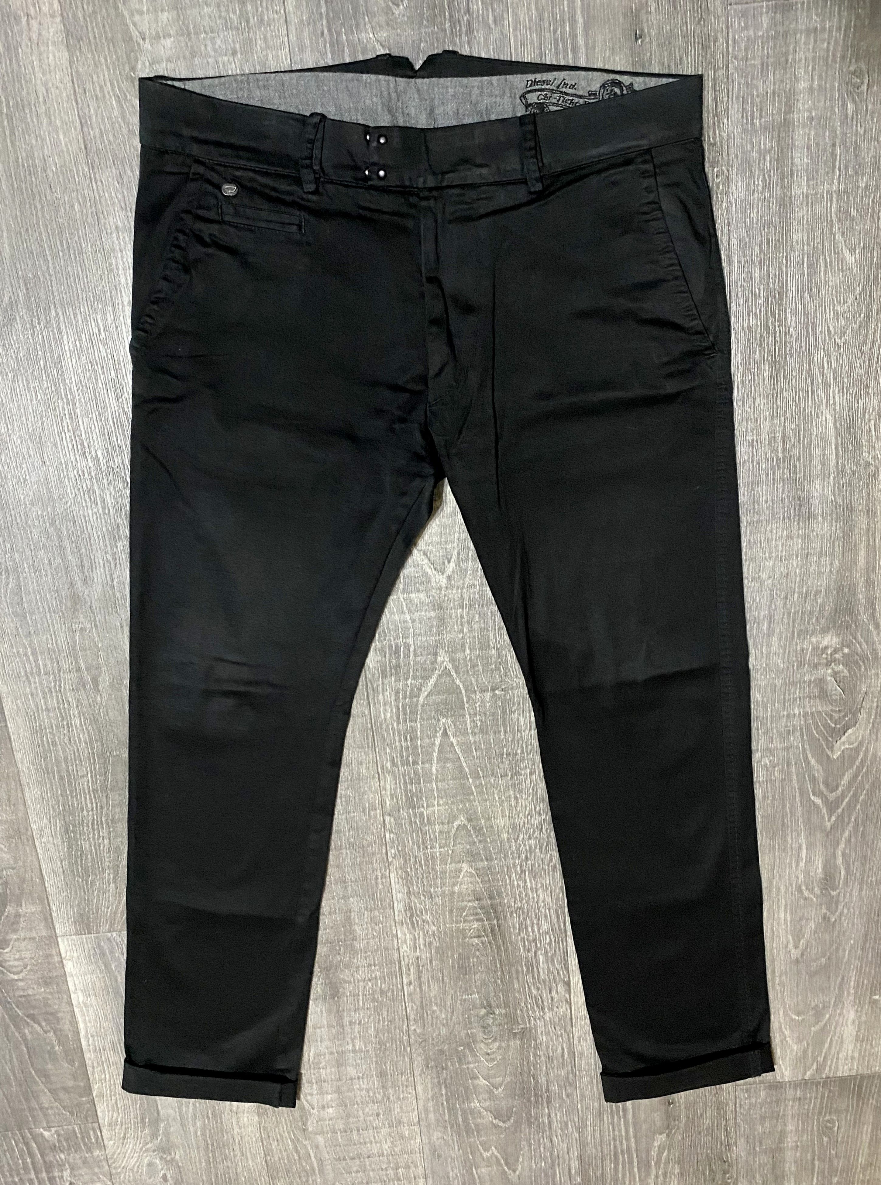 Diesel Black Diesel Industries Chi-Tight-E Slim Fit Pants Trousers Size US 30 / EU 46 - 3 Thumbnail