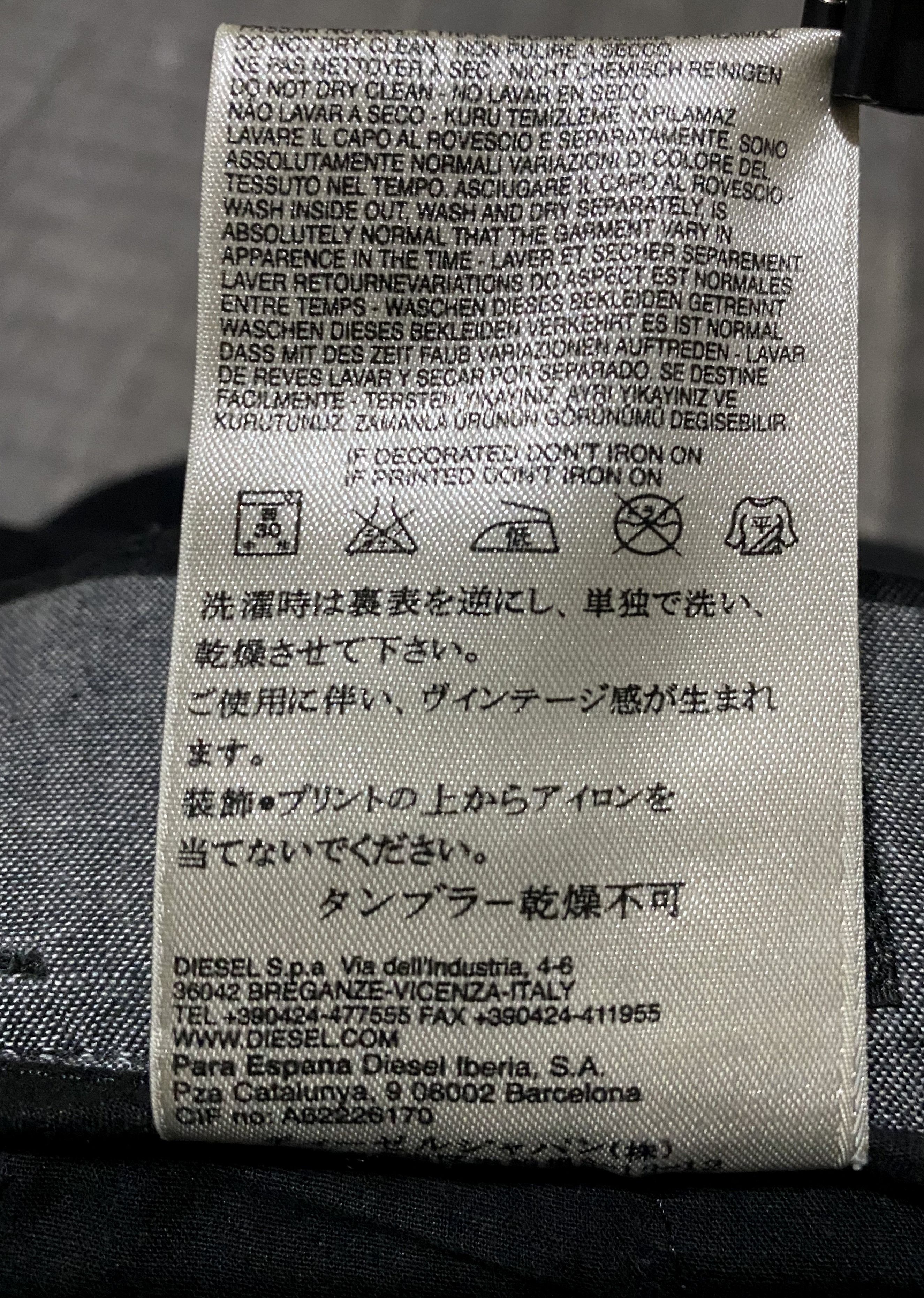 Diesel Black Diesel Industries Chi-Tight-E Slim Fit Pants Trousers Size US 30 / EU 46 - 14 Thumbnail
