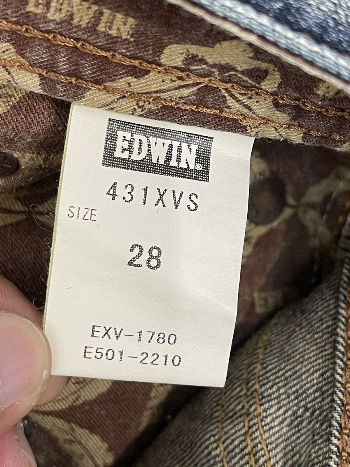 Edwin Flare Jeans Edwin XV Japan Clawmark Denim Boot Cut 2🟦5 Size US 30 / EU 46 - 21 Thumbnail