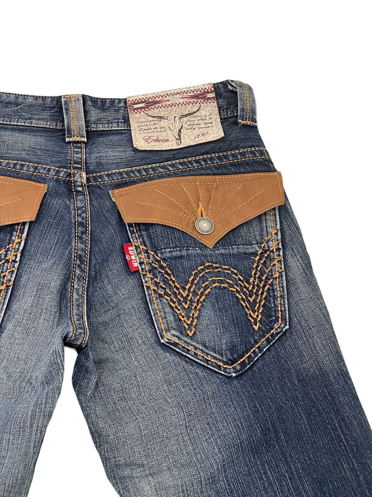 Edwin Flare Jeans Edwin XV Japan Clawmark Denim Boot Cut 2🟦5 Size US 30 / EU 46 - 9 Thumbnail