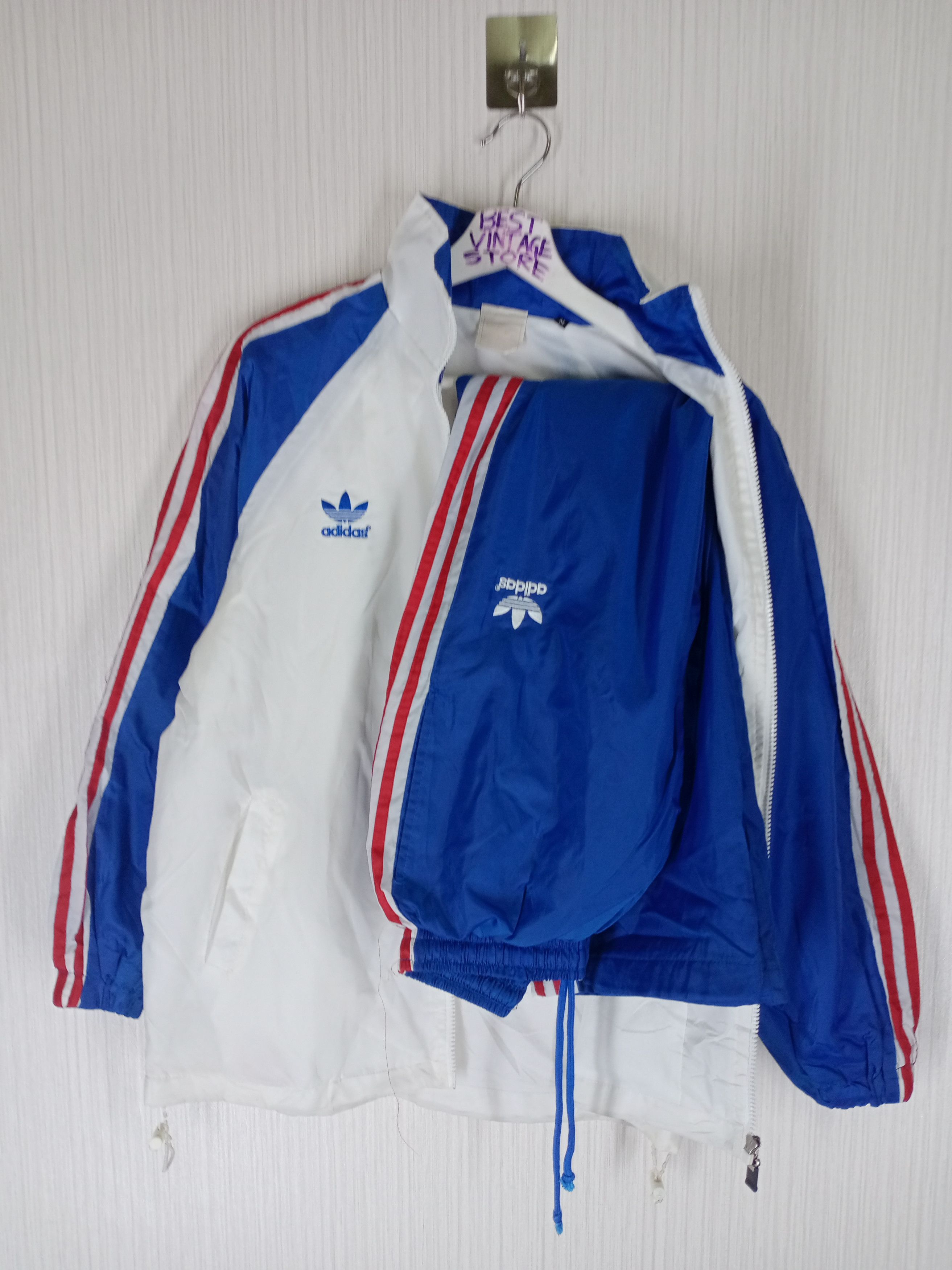 Adidas × Vintage Vintage 90s Adidas Track Suit Size M Size US M / EU 48-50 / 2 - 2 Thumbnail