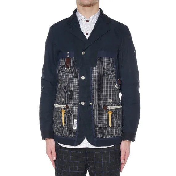 image of Junya Watanabe x Seil Marschall Ss14 Seil Marschall Reversible Utility Jacket Fit S in Navy (Size X
