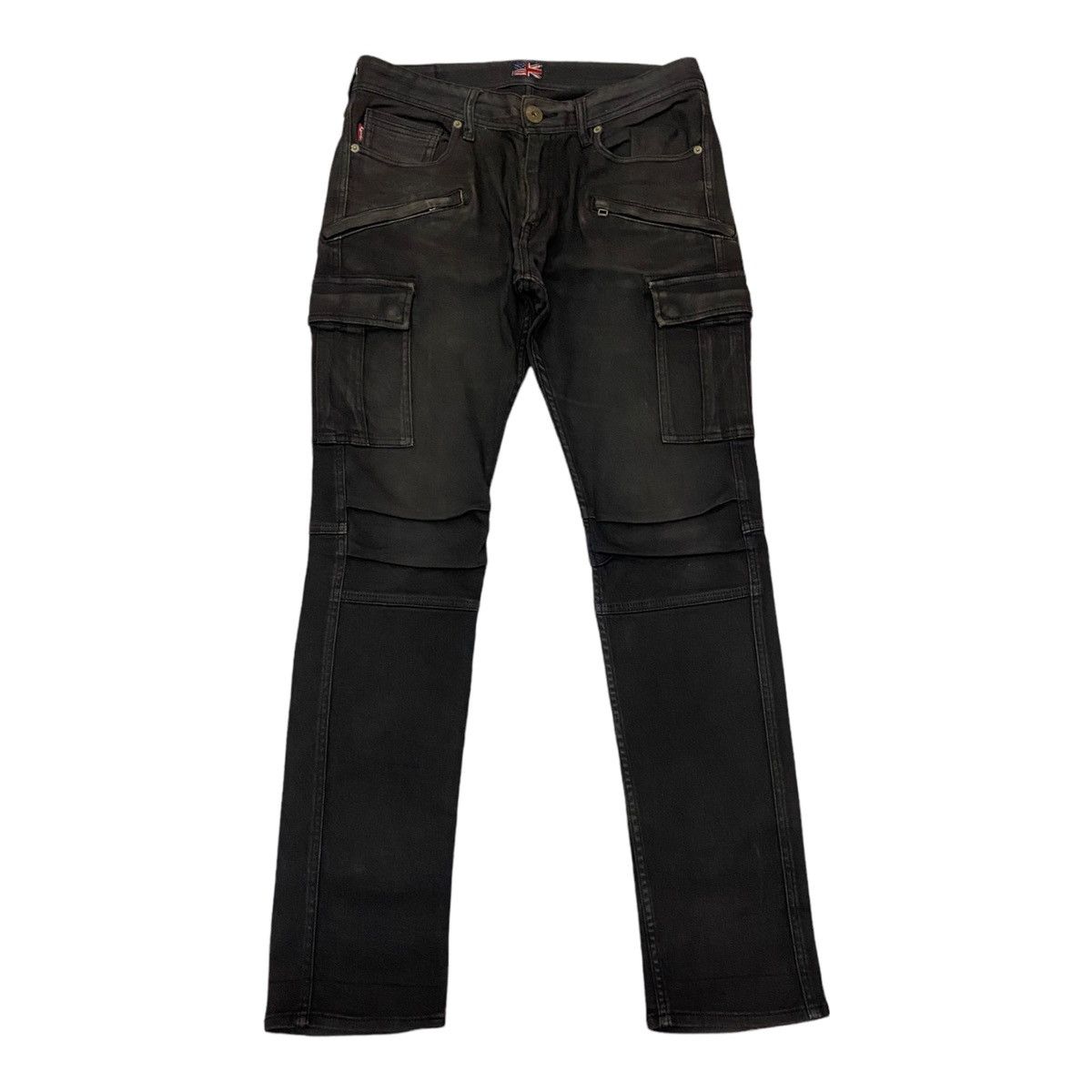 image of 20471120 x General Research lyric Japan Multi Pocket Denim Pants in Black, Men's (Size 32)