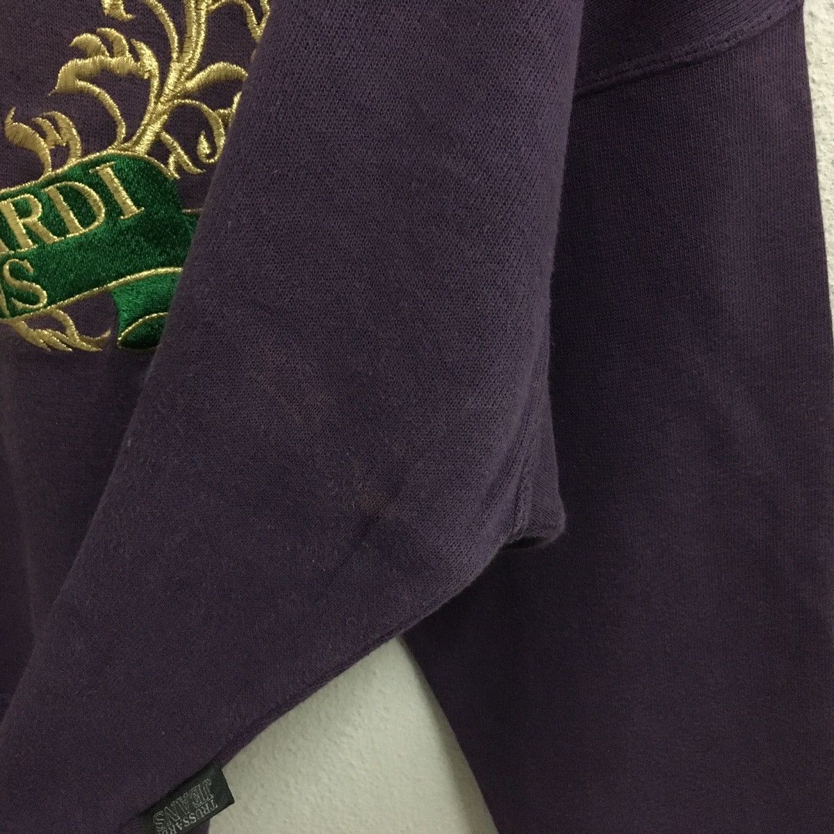 Trussardi × Vintage Vintage TRUSSARDI JEANS Big Logo Embroidery Sweatshirt Size US M / EU 48-50 / 2 - 5 Thumbnail