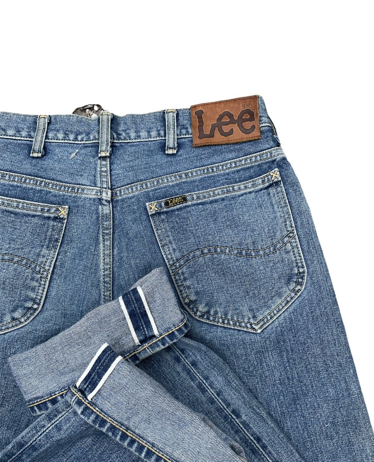 Lee × Vintage Lee Riders Vintage Whiteline Selvedge Denim Size US 30 / EU 46 - 11 Thumbnail