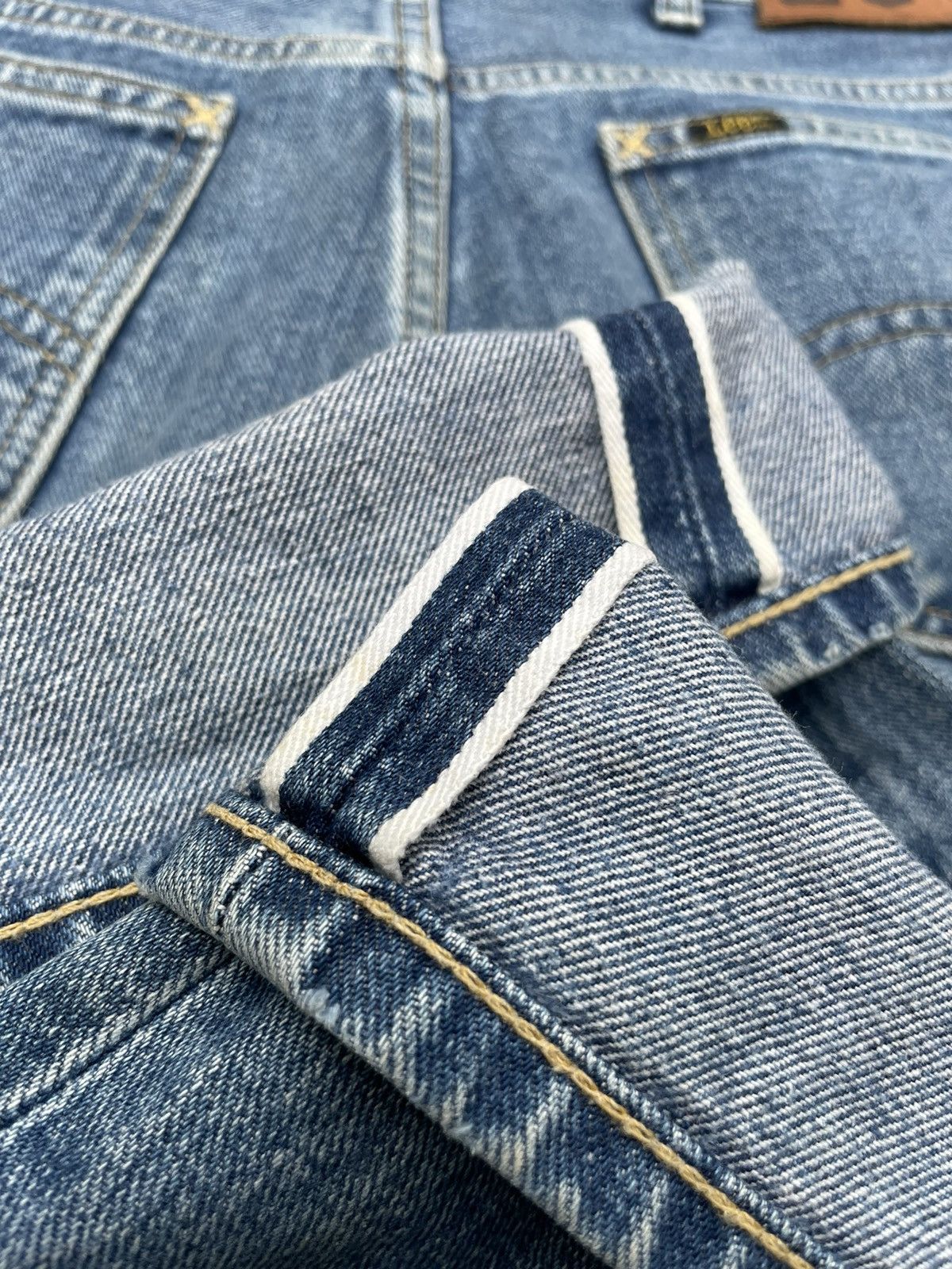 Lee × Vintage Lee Riders Vintage Whiteline Selvedge Denim Size US 30 / EU 46 - 12 Thumbnail