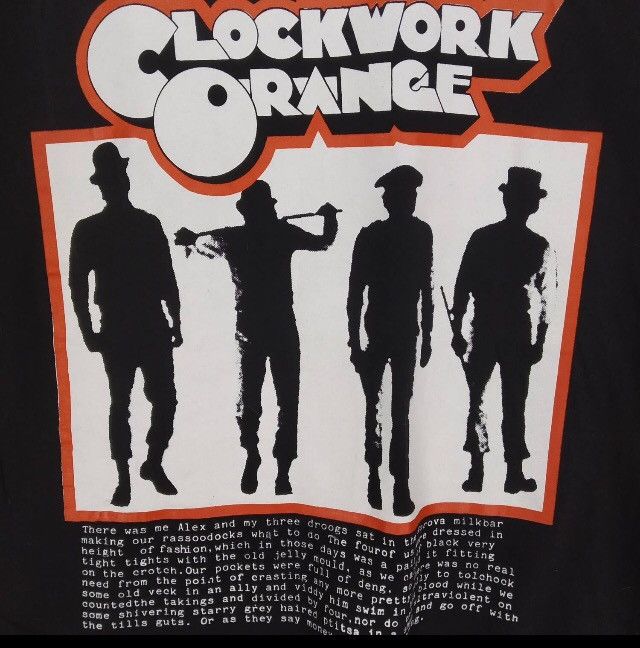Vintage Vintage Movie Clockwork Orange Crime Film Stanley Kubrick Size US M / EU 48-50 / 2 - 3 Thumbnail