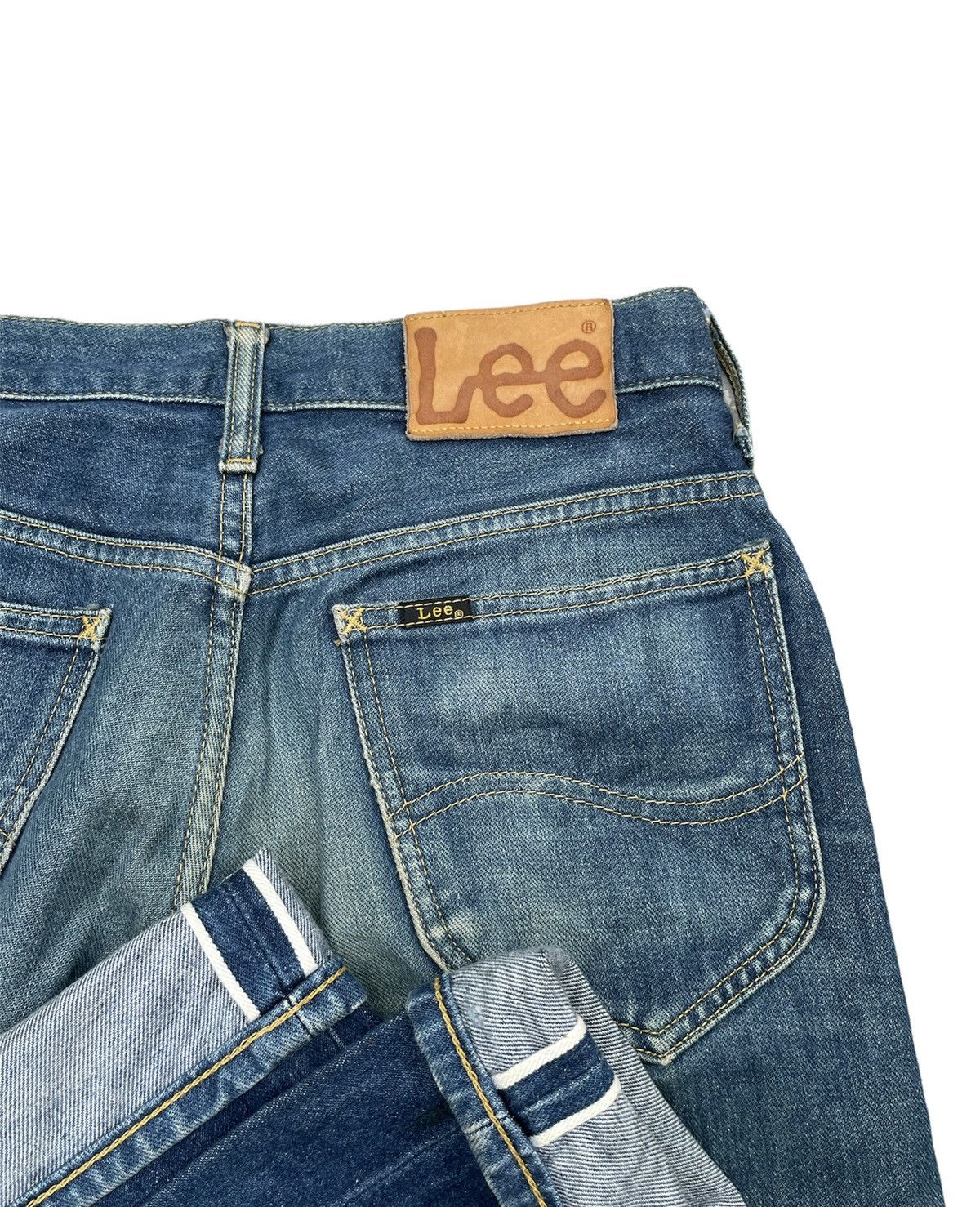 Lee × Vintage Vintage Lee Lot 101 White Selvedge Denim Size US 28 / EU 44 - 11 Thumbnail