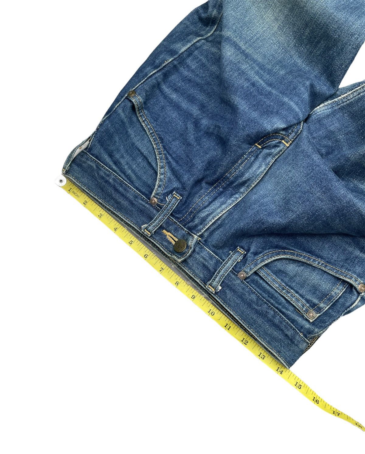 Lee × Vintage Vintage Lee Lot 101 White Selvedge Denim Size US 28 / EU 44 - 2 Thumbnail