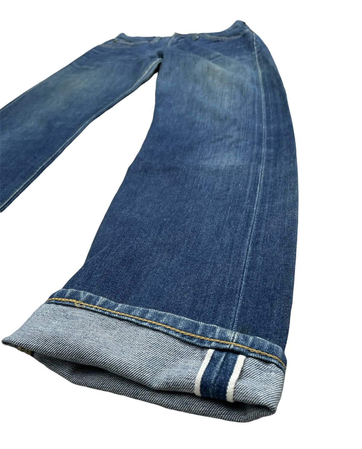 Lee × Vintage Vintage Lee Lot 101 White Selvedge Denim Size US 28 / EU 44 - 4 Thumbnail
