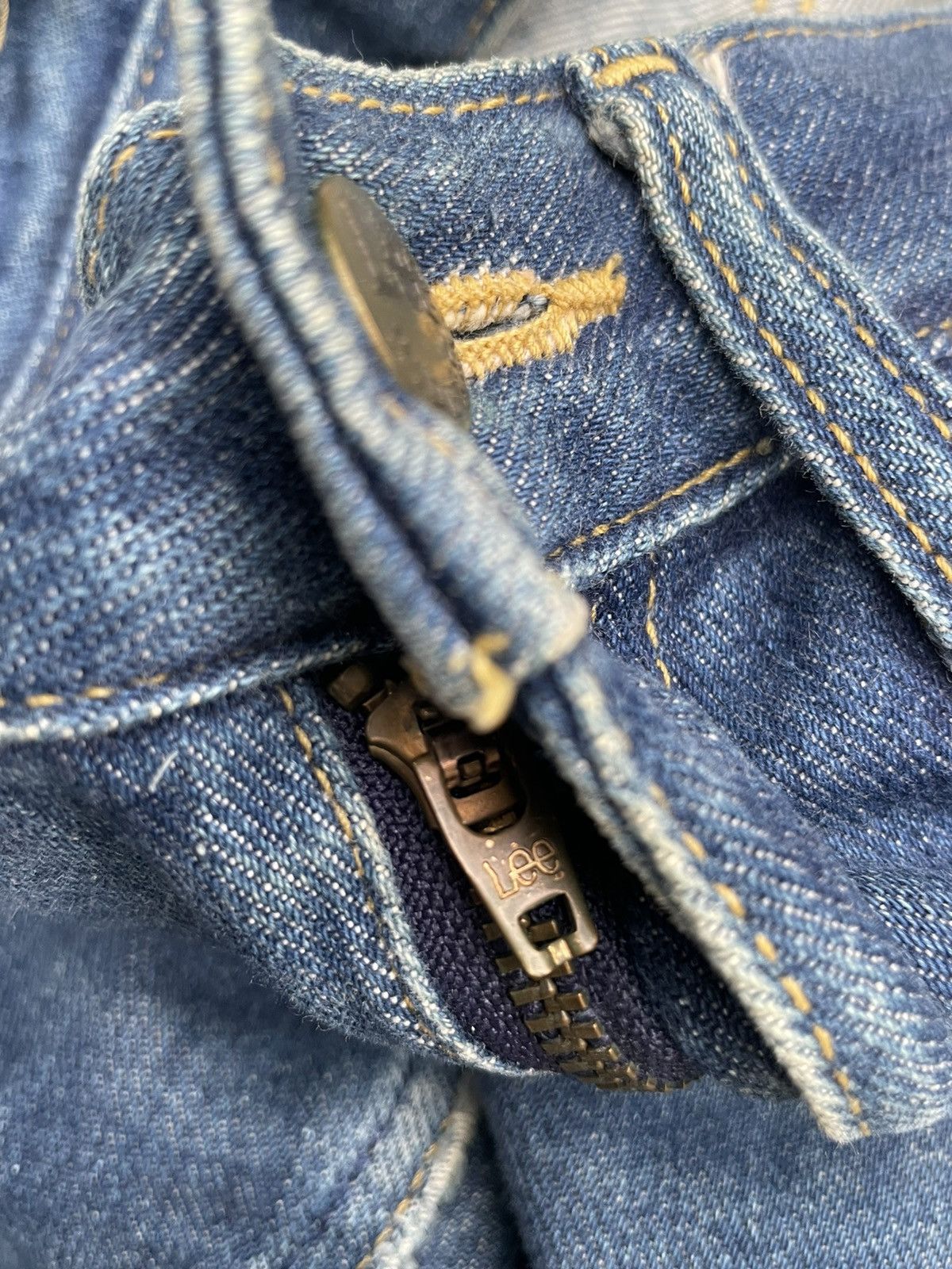 Lee × Vintage Vintage Lee Lot 101 White Selvedge Denim Size US 28 / EU 44 - 20 Thumbnail