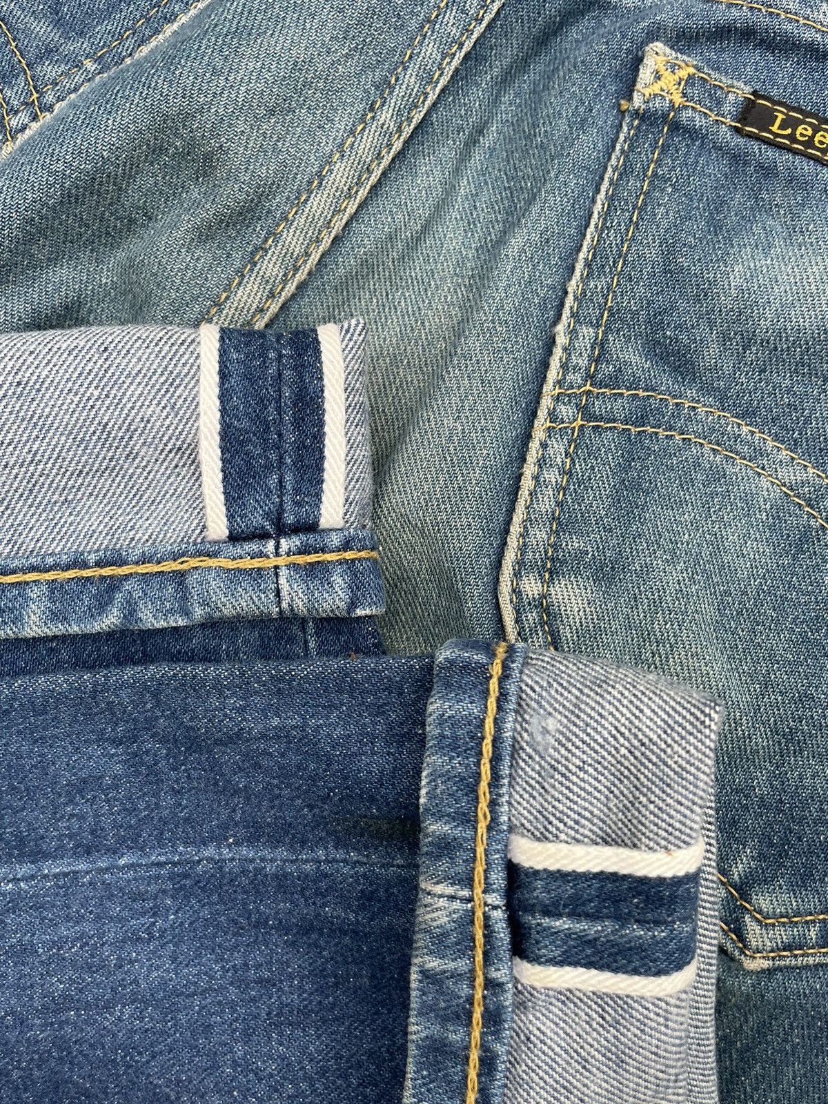 Lee × Vintage Vintage Lee Lot 101 White Selvedge Denim Size US 28 / EU 44 - 12 Thumbnail
