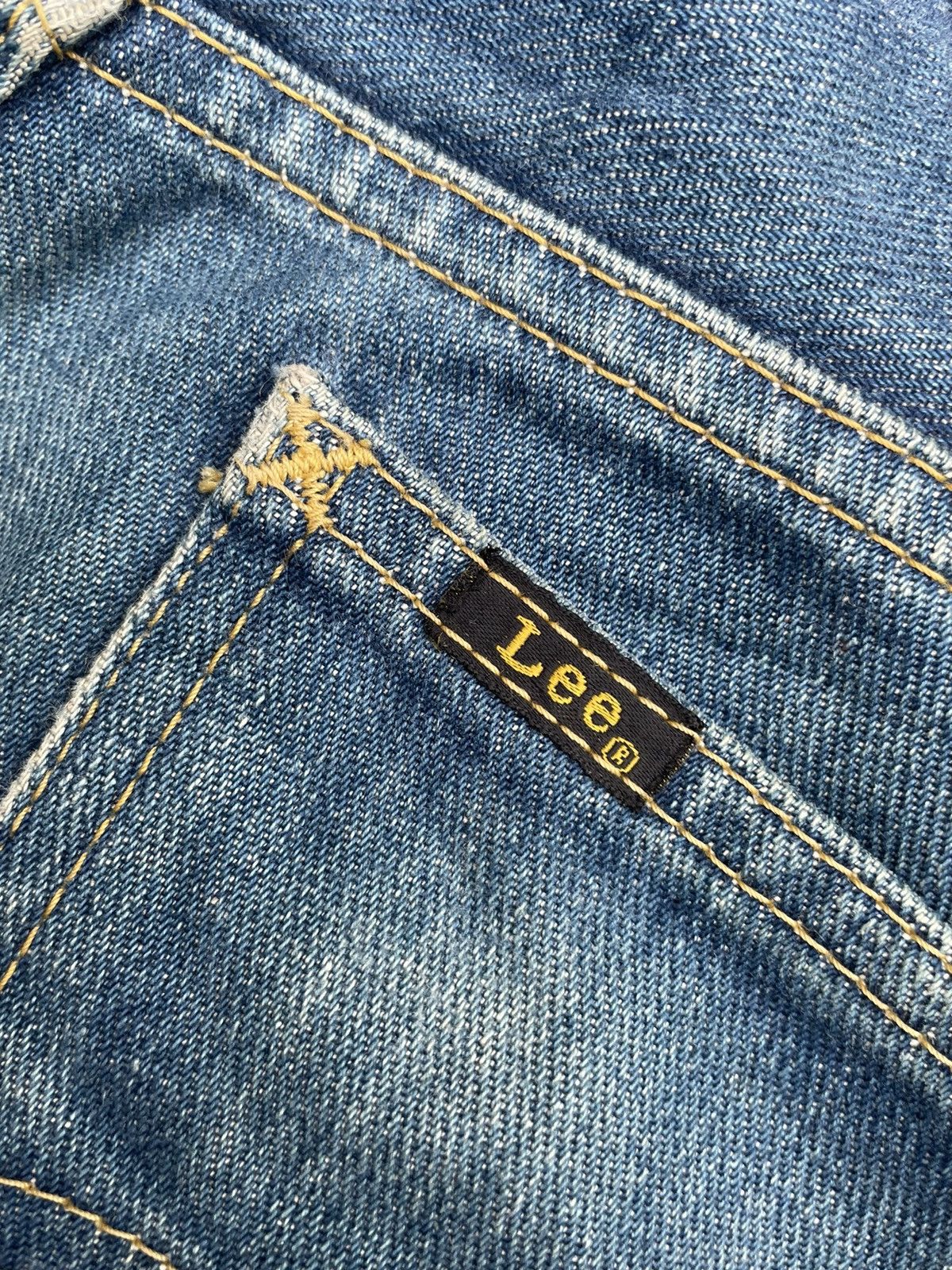 Lee × Vintage Vintage Lee Lot 101 White Selvedge Denim Size US 28 / EU 44 - 14 Thumbnail