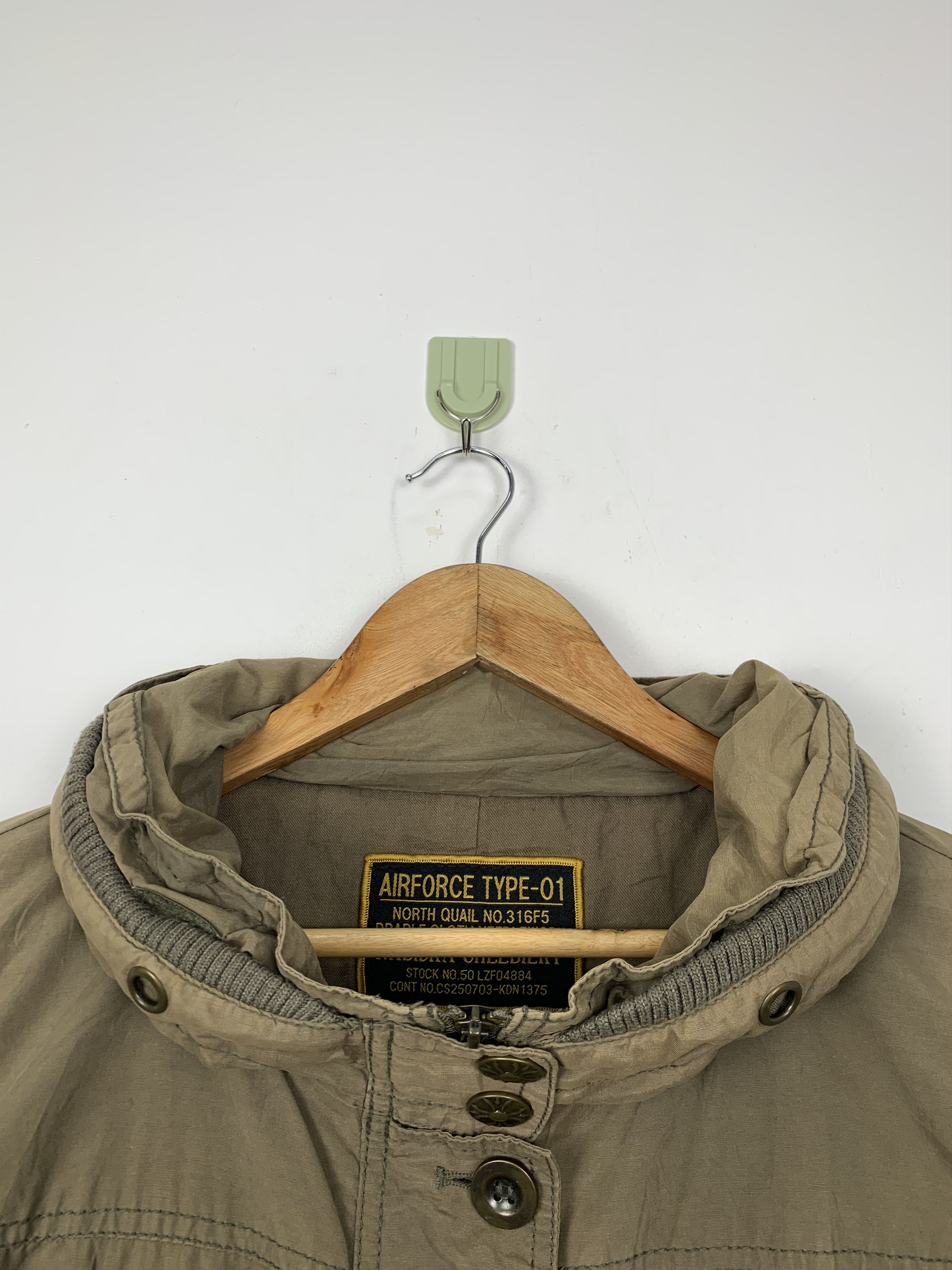 Japanese Brand Vintage AIR FORCE Multi Pocket Parkas J0632 Size US S / EU 44-46 / 1 - 5 Thumbnail