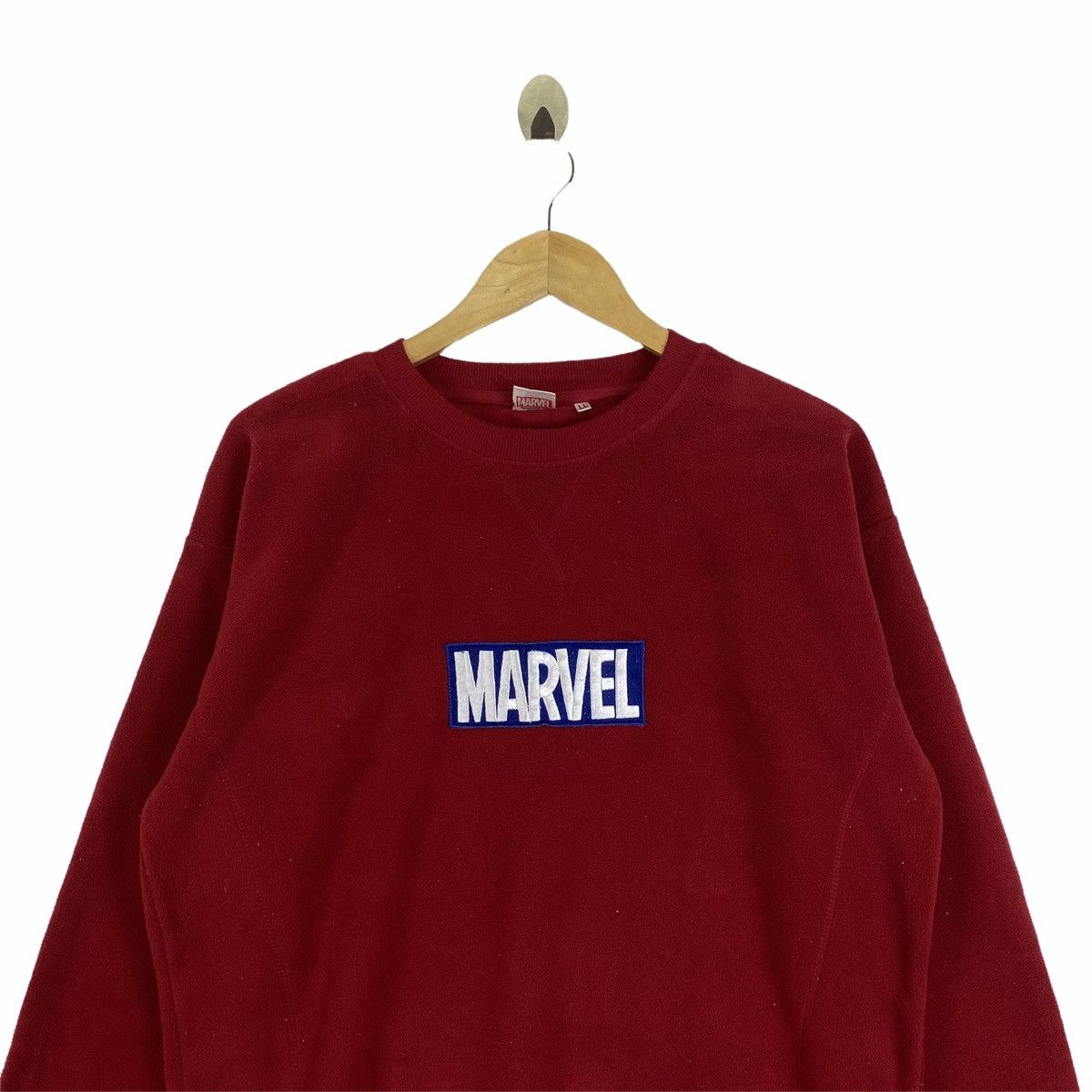 Marvel Comics MARVEL COMICS Box Logo Fleece Sweatshirt Pullover Jumper Size US L / EU 52-54 / 3 - 4 Thumbnail