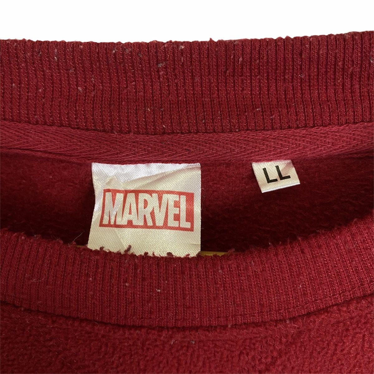 Marvel Comics MARVEL COMICS Box Logo Fleece Sweatshirt Pullover Jumper Size US L / EU 52-54 / 3 - 5 Thumbnail