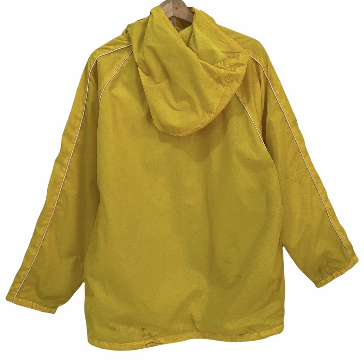 Powell Peralta Bitch Skateboard Light Yellow Nylon Hood Jacket Size US XL / EU 56 / 4 - 2 Thumbnail