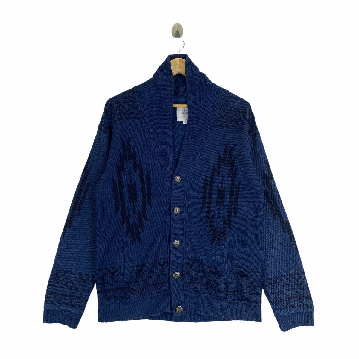 Vintage Vintage DEAR LAUREL Navajo Native Design Cardigan Sweater Size US M / EU 48-50 / 2 - 1 Thumbnail