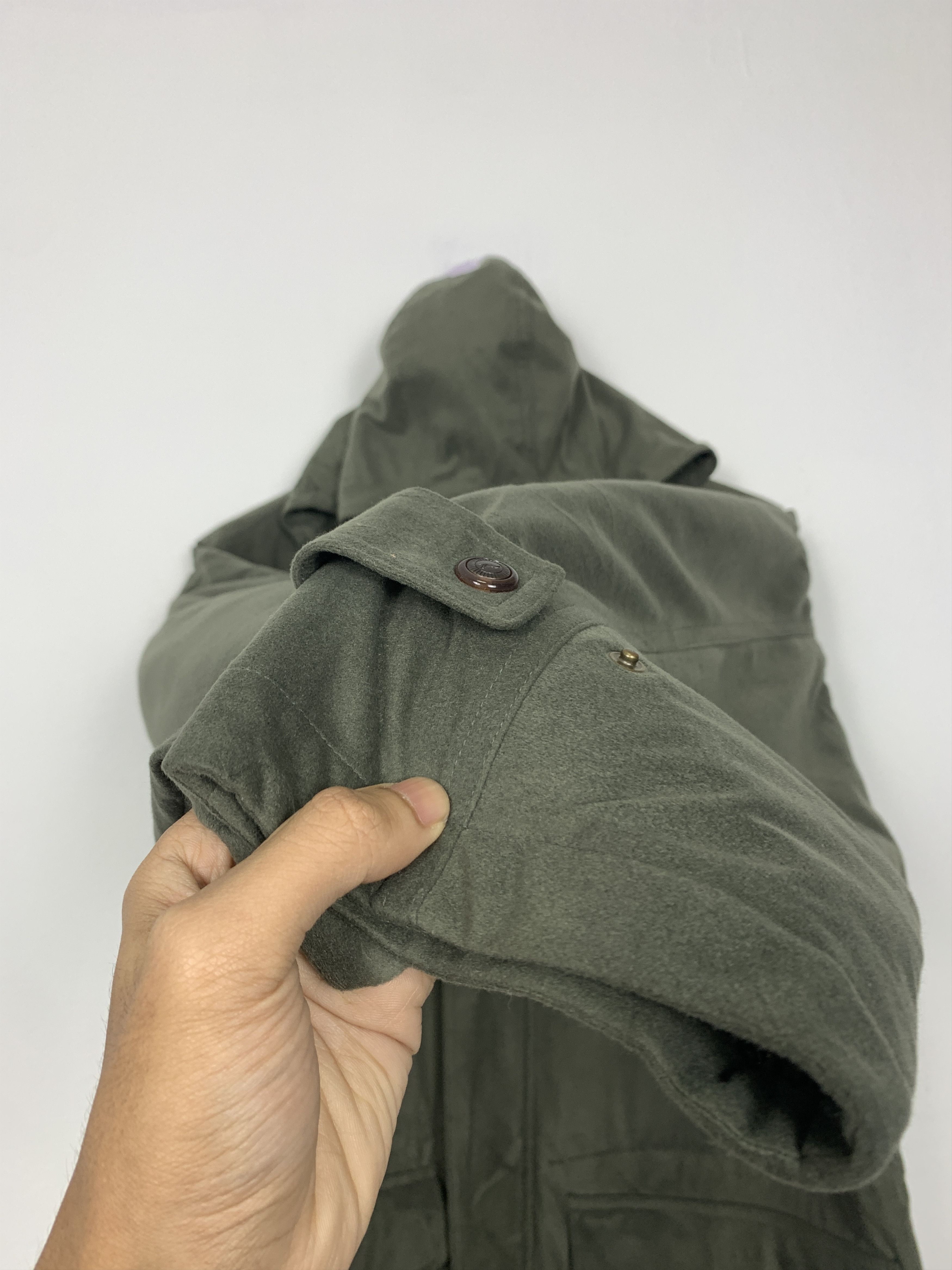 Japanese Brand Vintage PAUL DUNDY Zip Hoodie Military Jacket J1102 Size US M / EU 48-50 / 2 - 6 Thumbnail