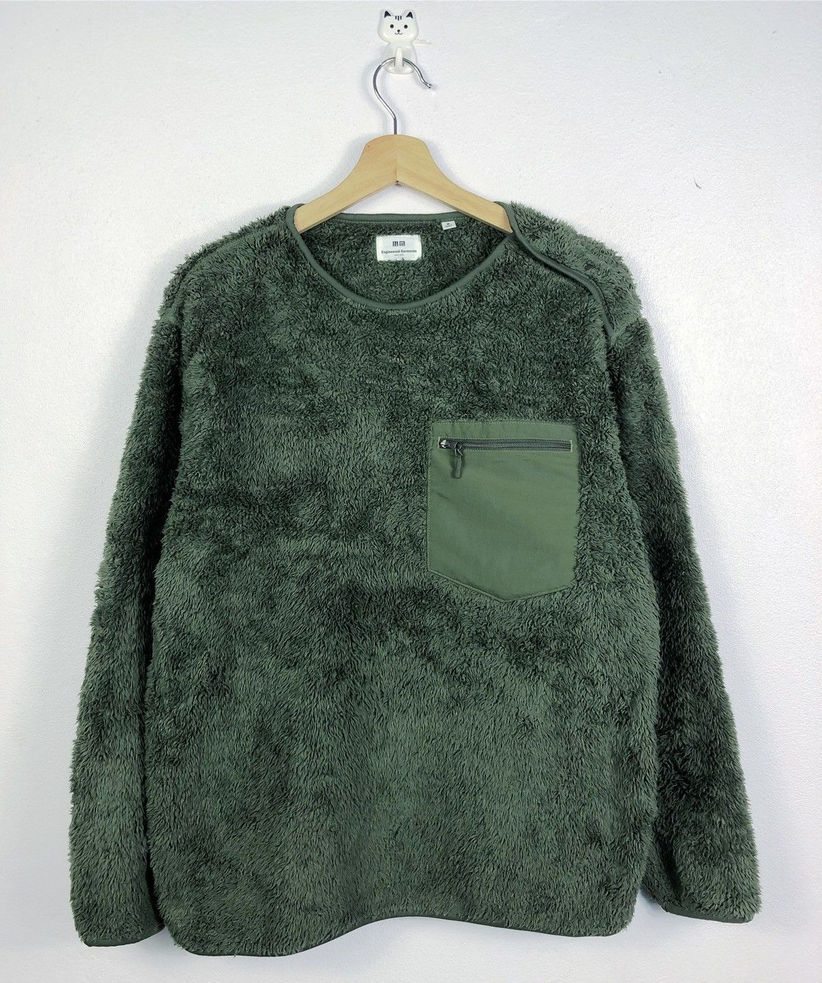 Engineered Garments × Uniqlo Rare Uniqlo X Engineered Garments Faux Fur Fleece Jumper Size US M / EU 48-50 / 2 - 1 Thumbnail