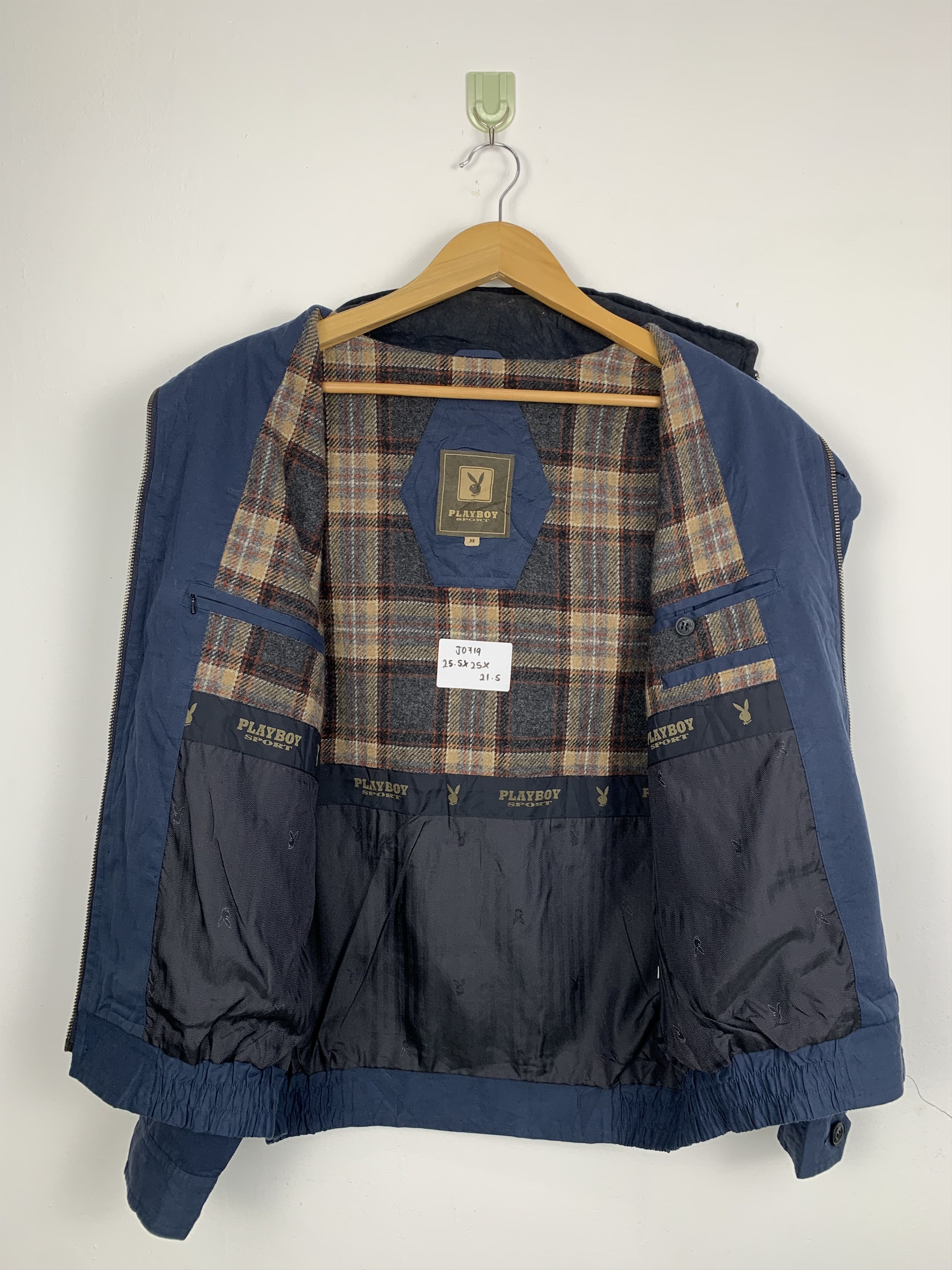 Playboy Vintage PLAYBOY Checkered Lining Jacket J0719 Size US M / EU 48-50 / 2 - 8 Thumbnail
