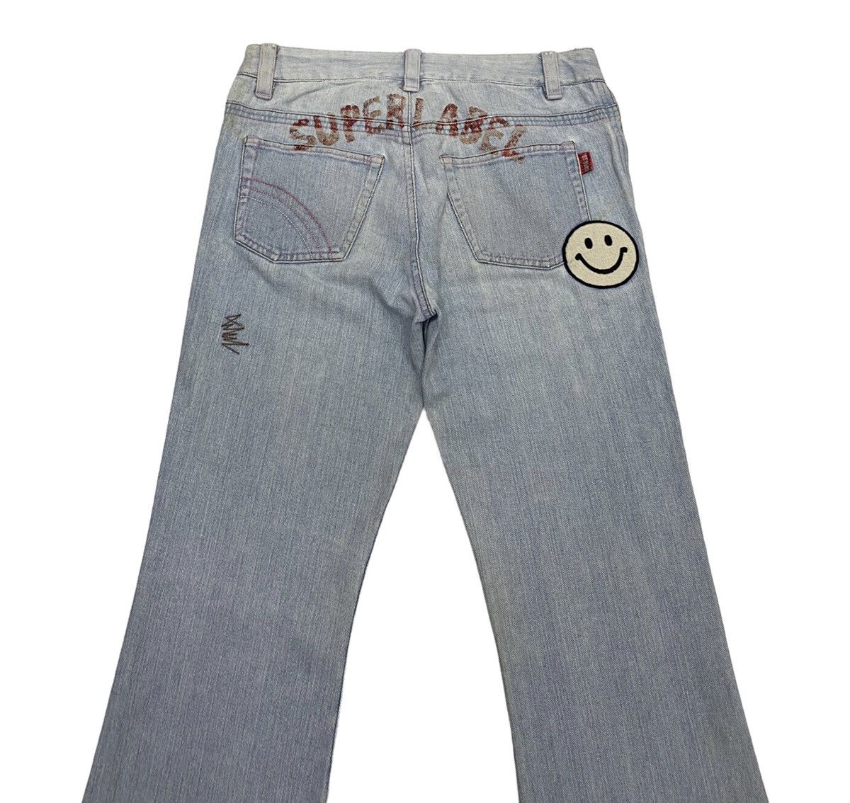 Angel Blue HYSTERIC GLAMOUR 1990s ANGEl BLUE DENIM RARE DESIGN FLARED Size US 28 / EU 44 - 4 Thumbnail