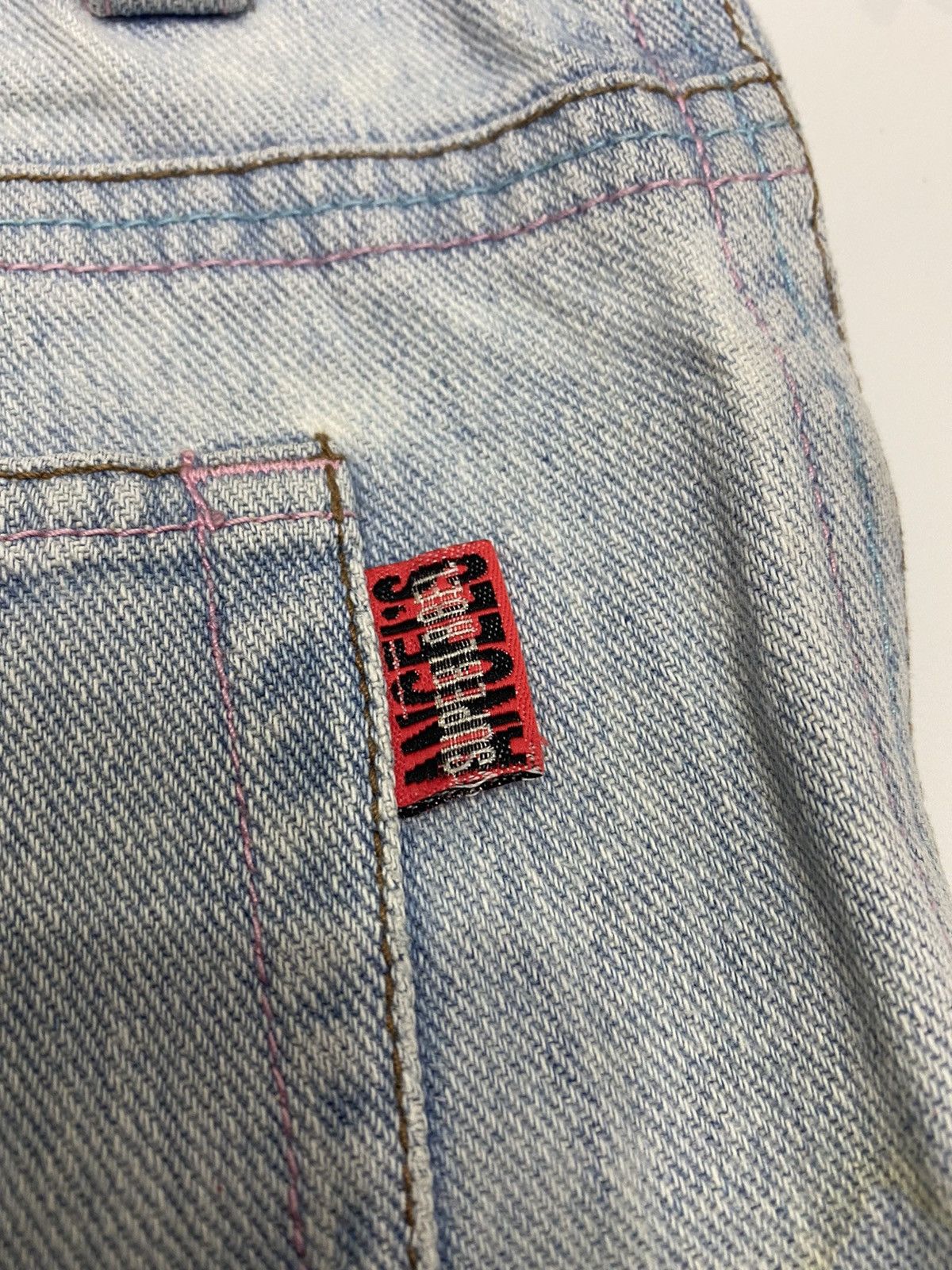 Angel Blue HYSTERIC GLAMOUR 1990s ANGEl BLUE DENIM RARE DESIGN FLARED Size US 28 / EU 44 - 9 Thumbnail